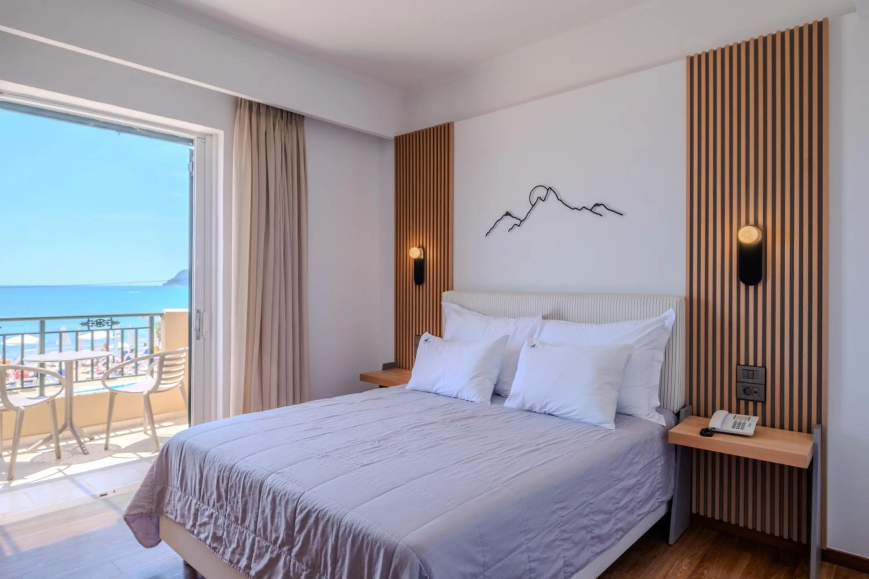 Deluxe Double or Twin Room with Sea View in Mediterranean Beach Resort