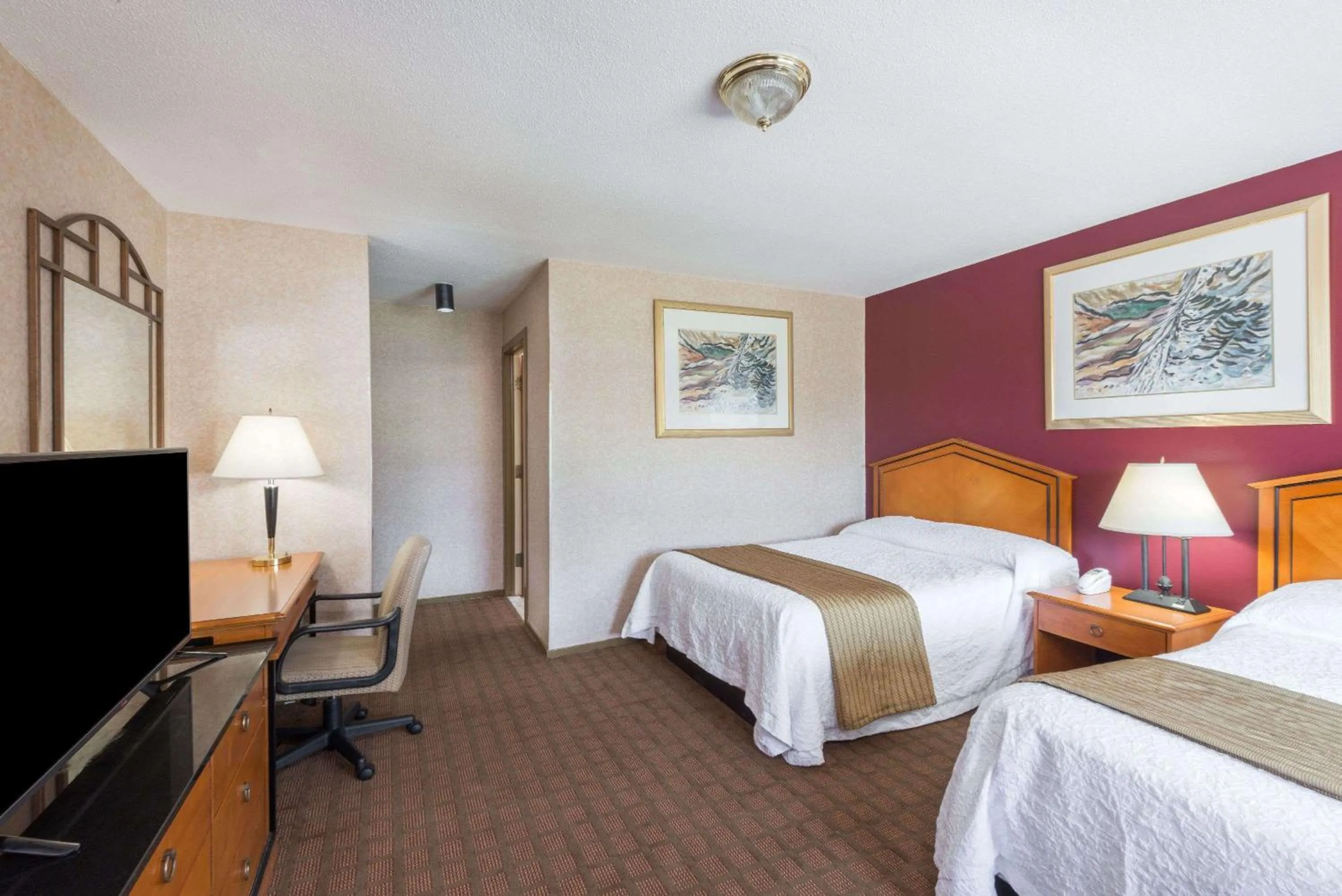 Double Room with Two Double Beds in Elite Inn