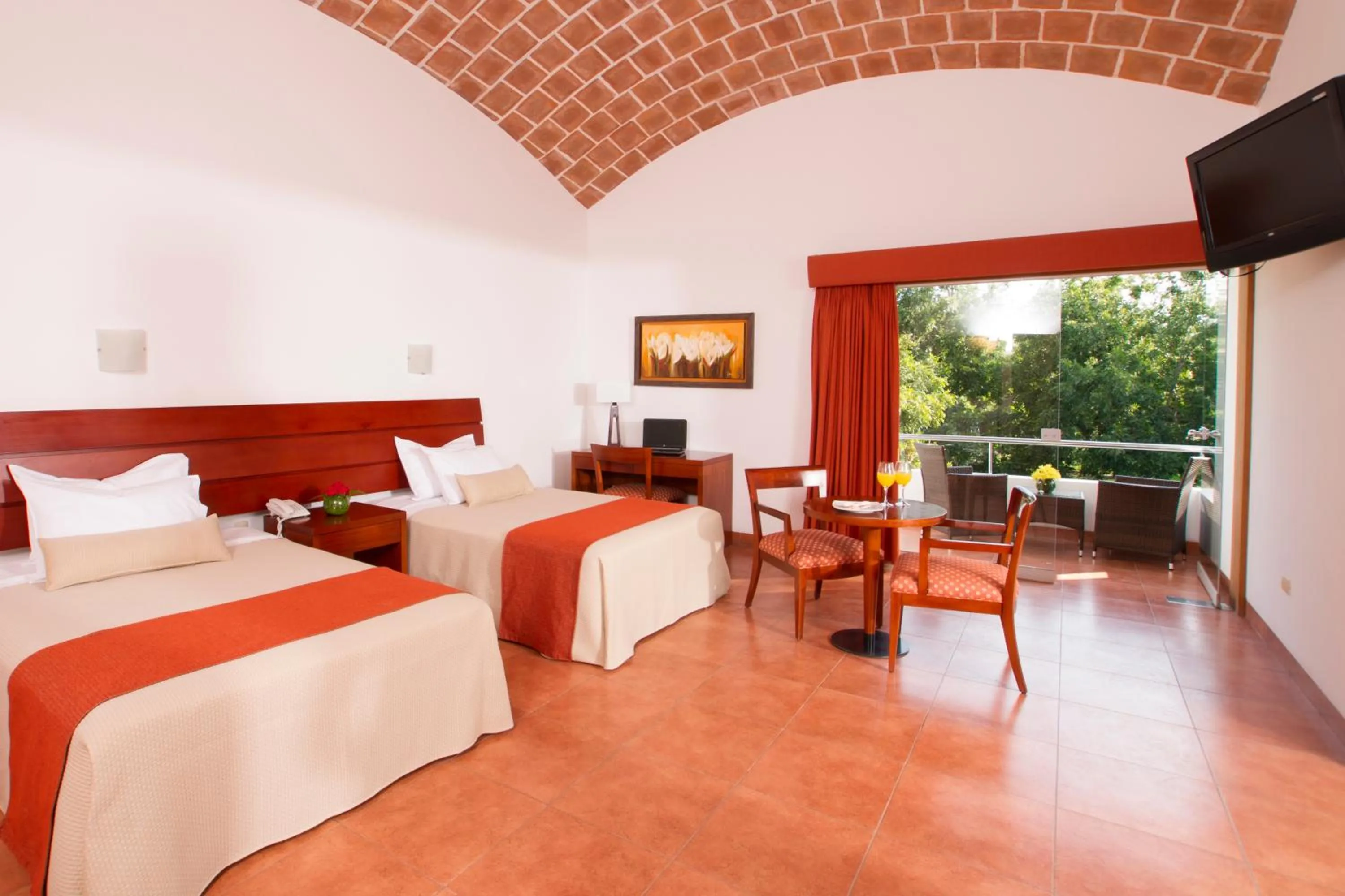 Superior Twin Room with Terrace in Hotel Las Dunas