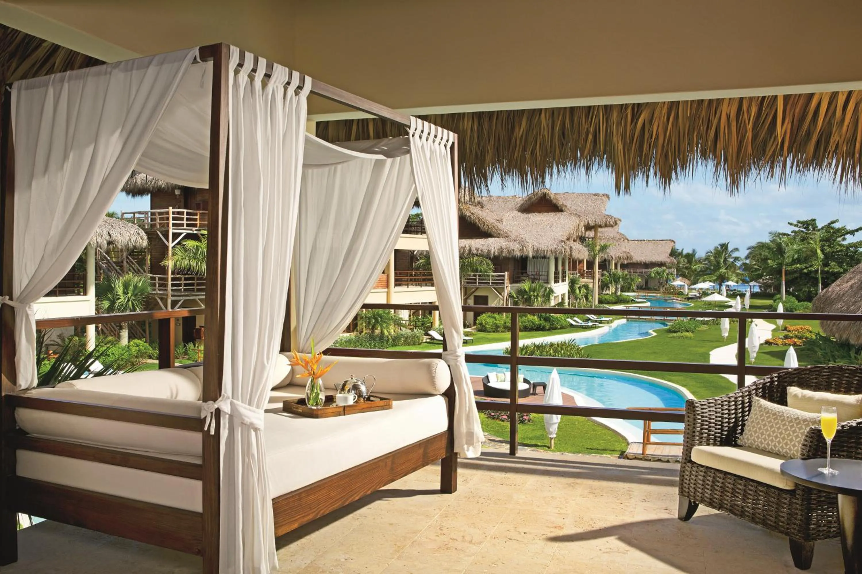 Romantic Junior Suite Pool View King in Zoetry Agua Punta Cana - All Inclusive