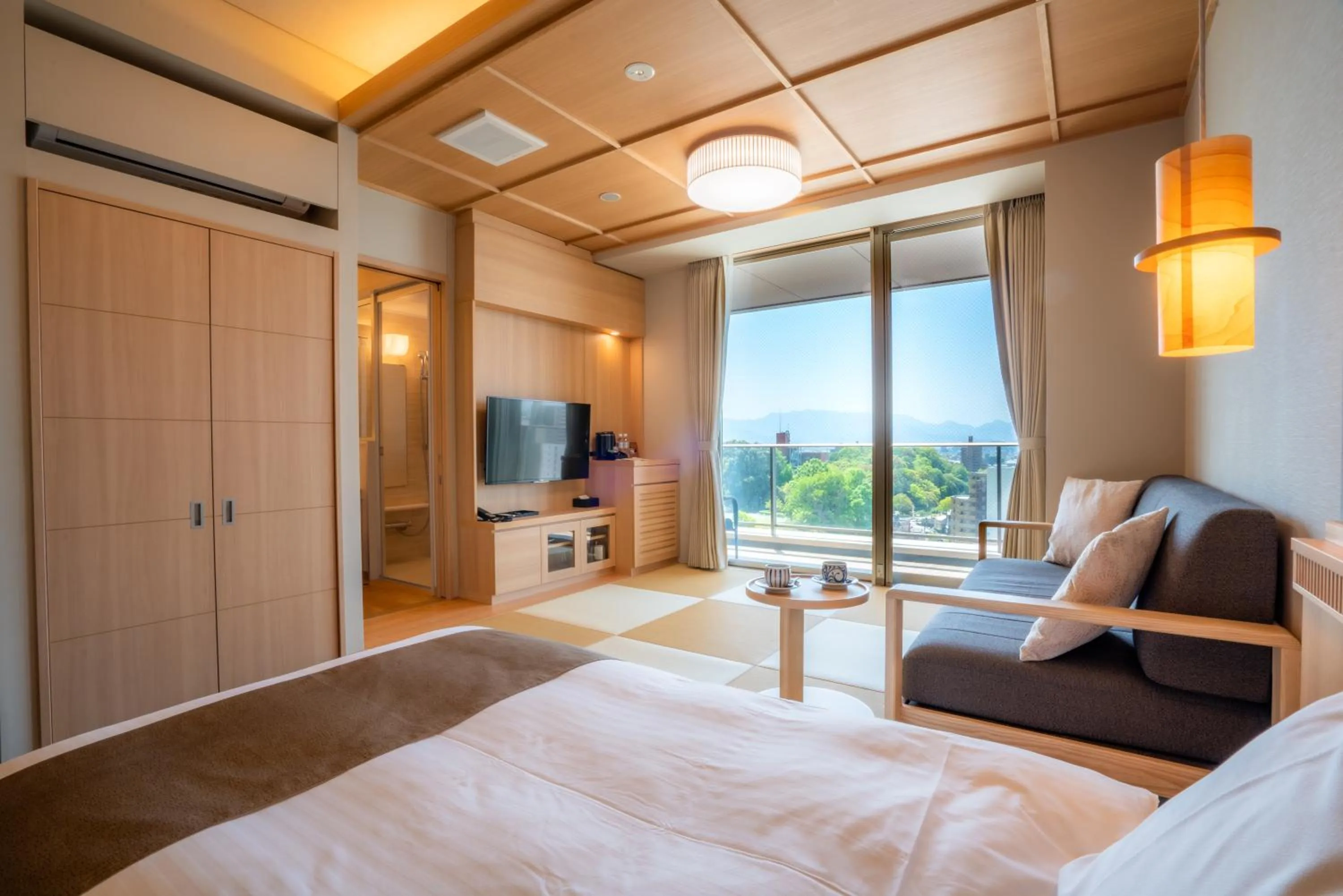 Superior Twin Room with City View - single occupancy in Kowakuen Haruka