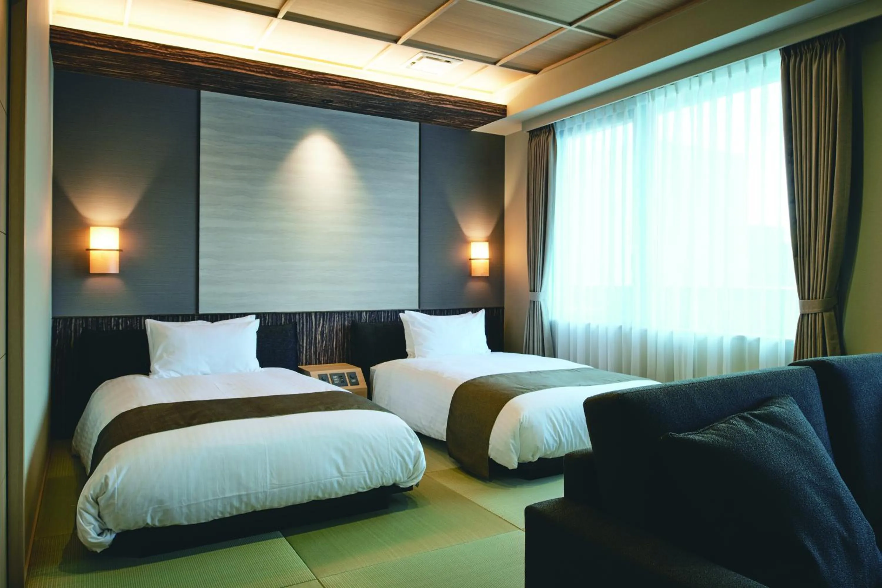 Japanese-Style Deluxe Twin Room - single occupancy - Non-Smoking in Kowakuen Haruka