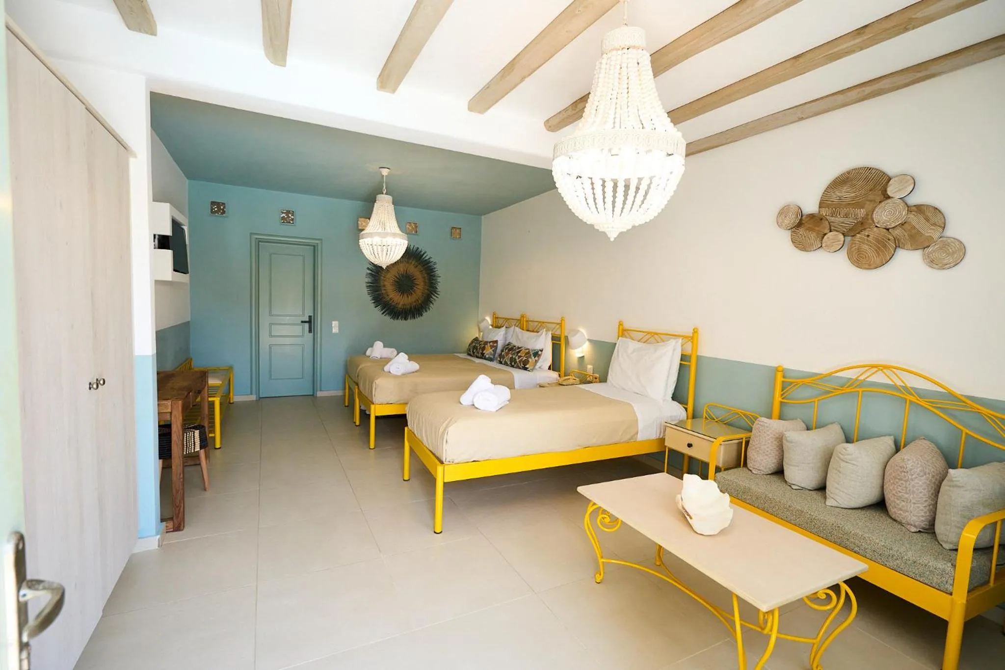 Superior Triple Room with Pool View in Bellissimo Resort