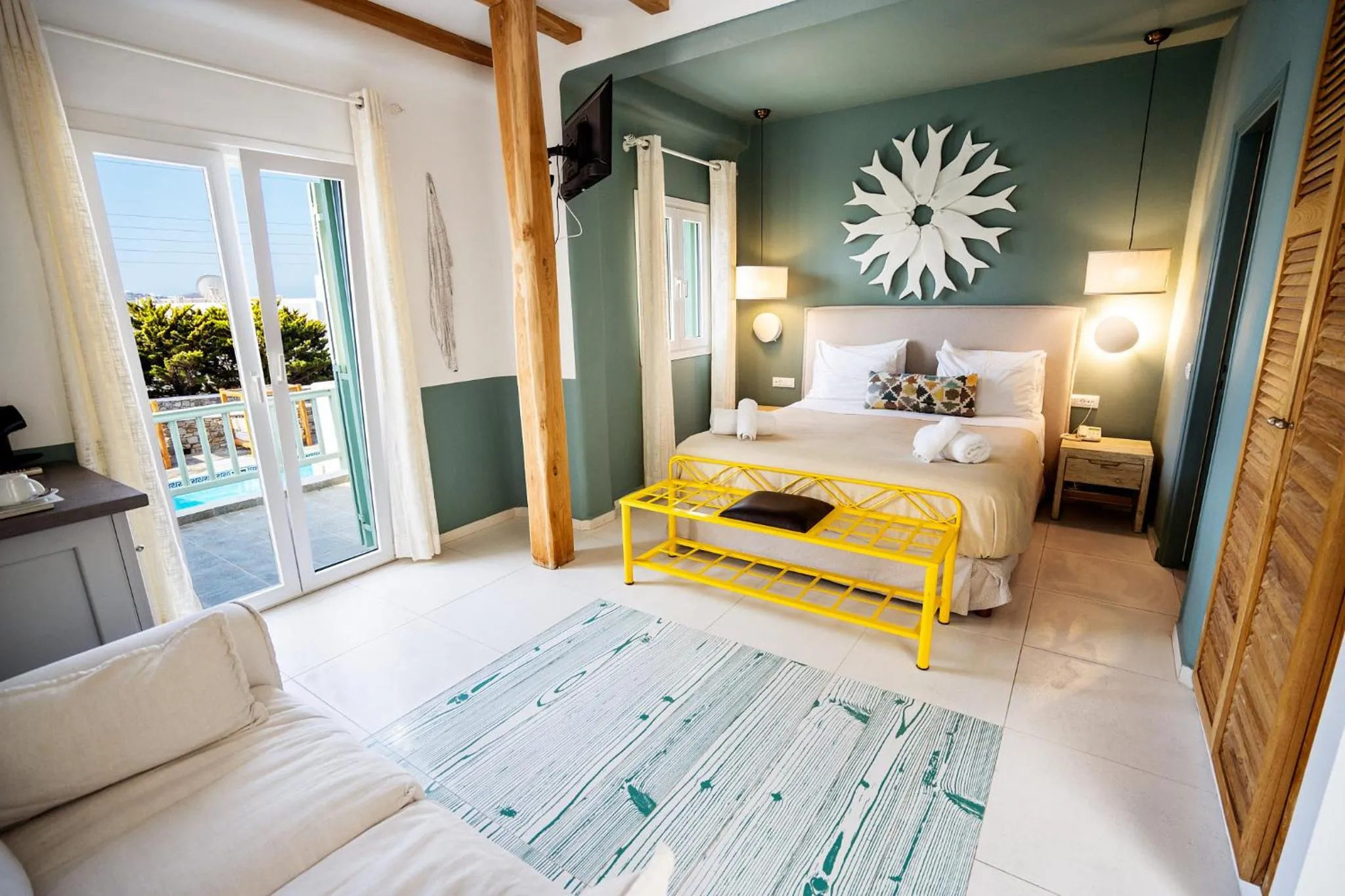 Superior Double Room with Side Sea View in Bellissimo Resort