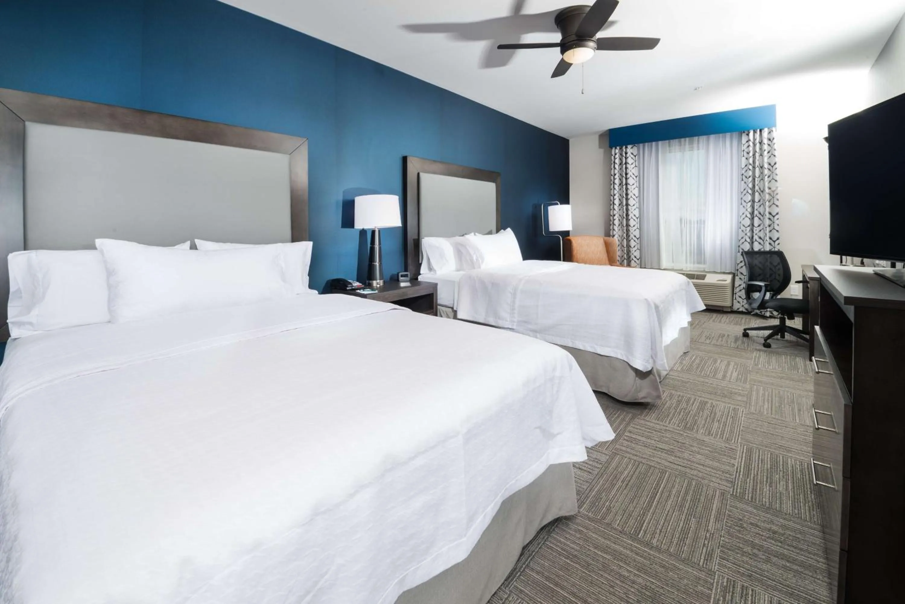 One-Bedroom Queen Suite with Two Queen Beds - Non-Smoking in Homewood Suites By Hilton Tulsa Catoosa