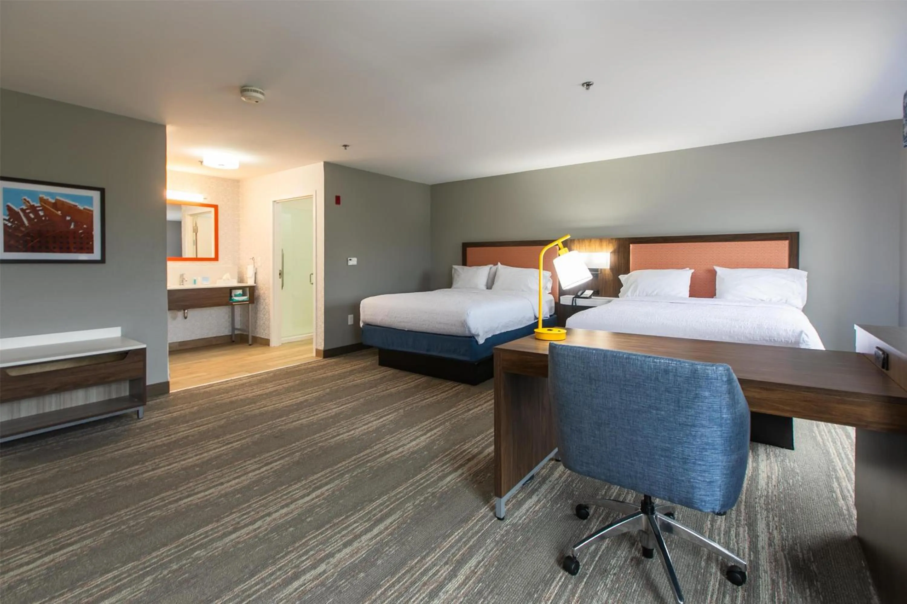 Queen Room with Two Queen Beds and Sofa Bed - Non-Smoking in Hampton Inn & Suites Wilder