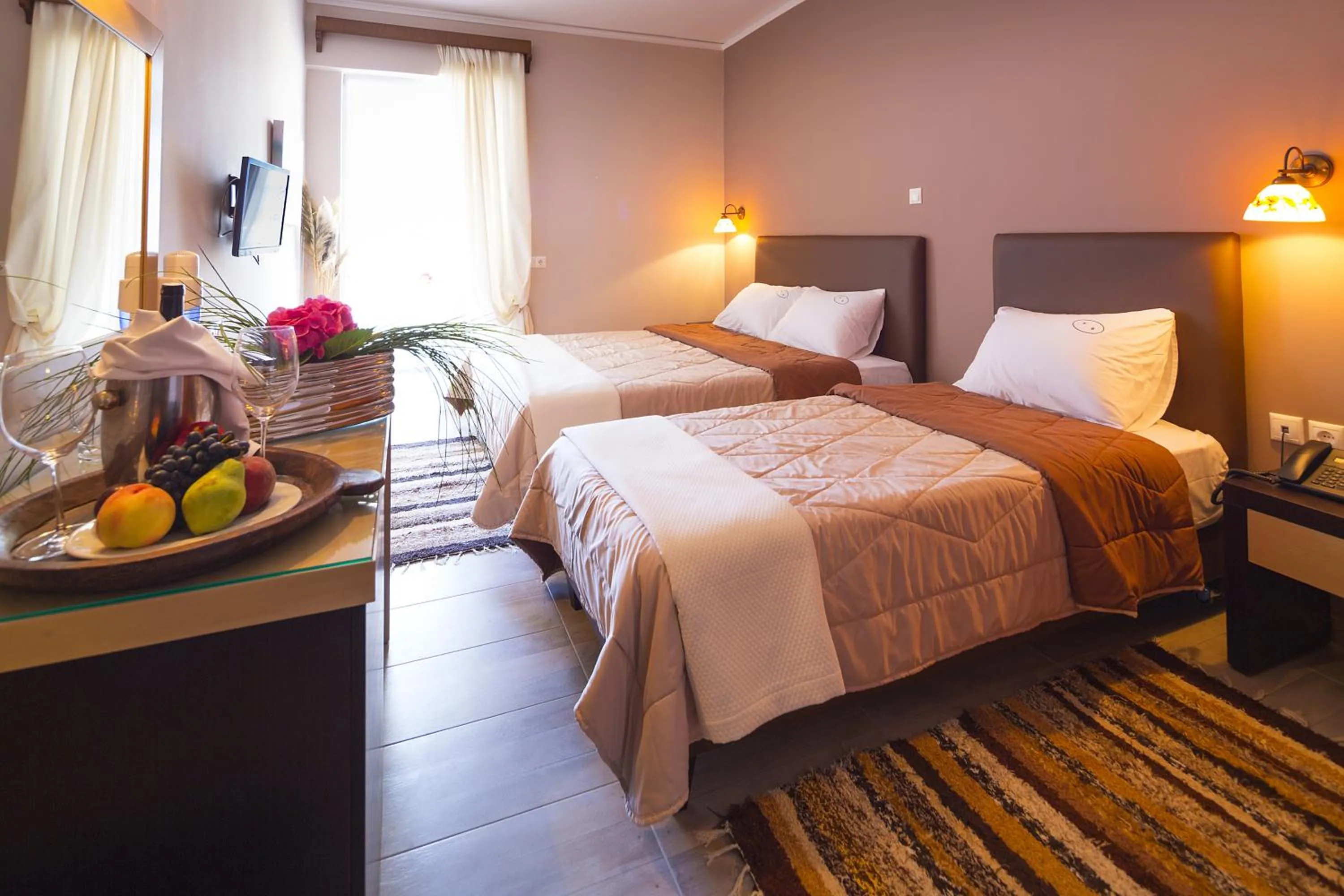 Double or Twin Room with Sea View in Kyparissia Beach Hotel