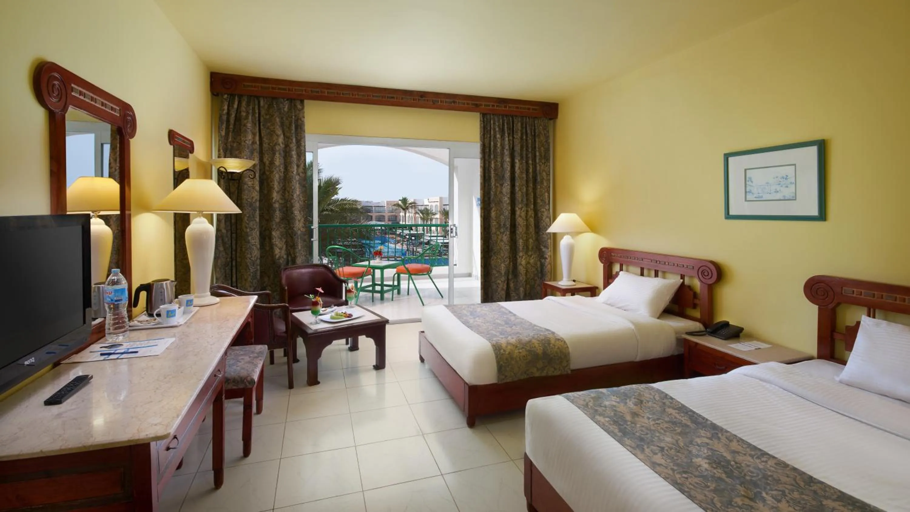 Standard Triple Room with Pool View in Bel Air Azur Resort (Adults Only)