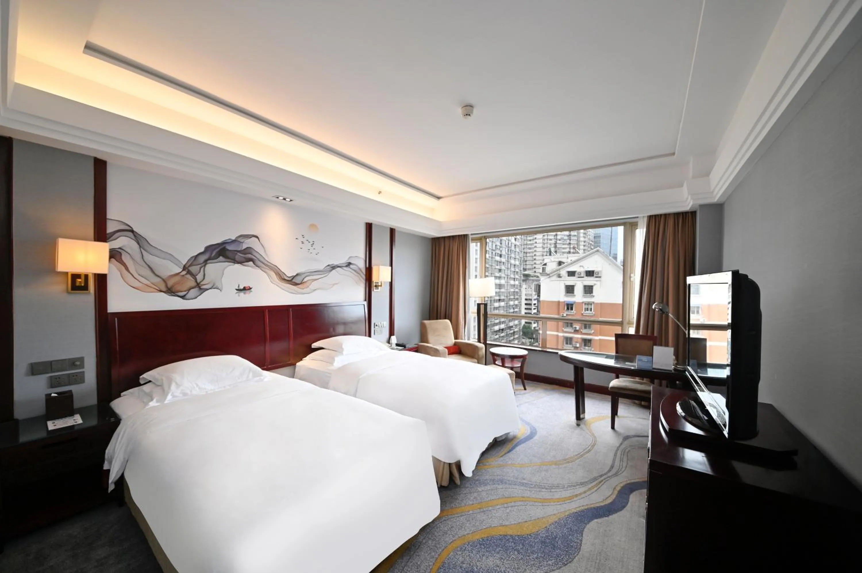 Double Room with Two Double Beds - Non-Smoking in Crowne Plaza City Center Ningbo by IHG - Near Ningbo Railway Station