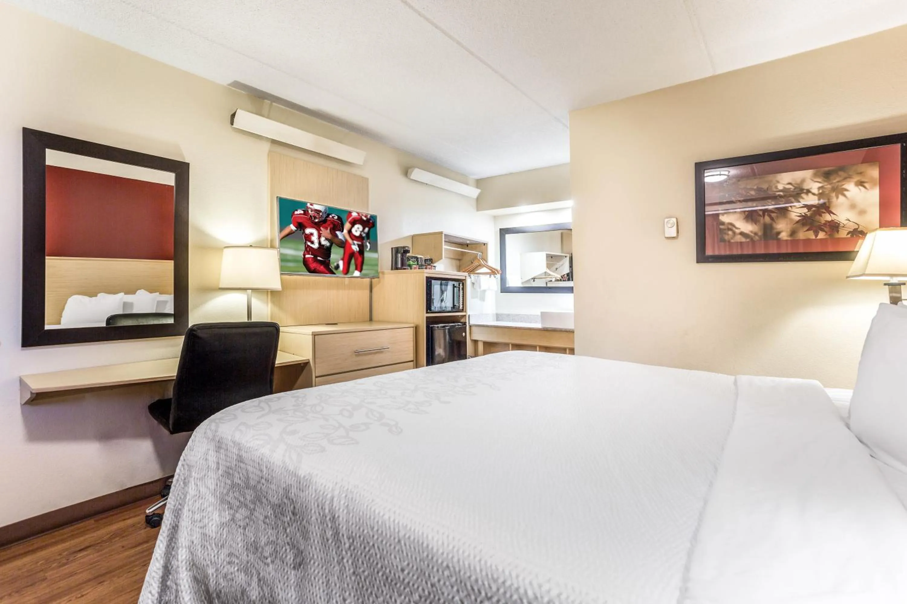 Deluxe King Room Smoke Free in Red Roof Inn PLUS+ Nashville North Goodlettsville