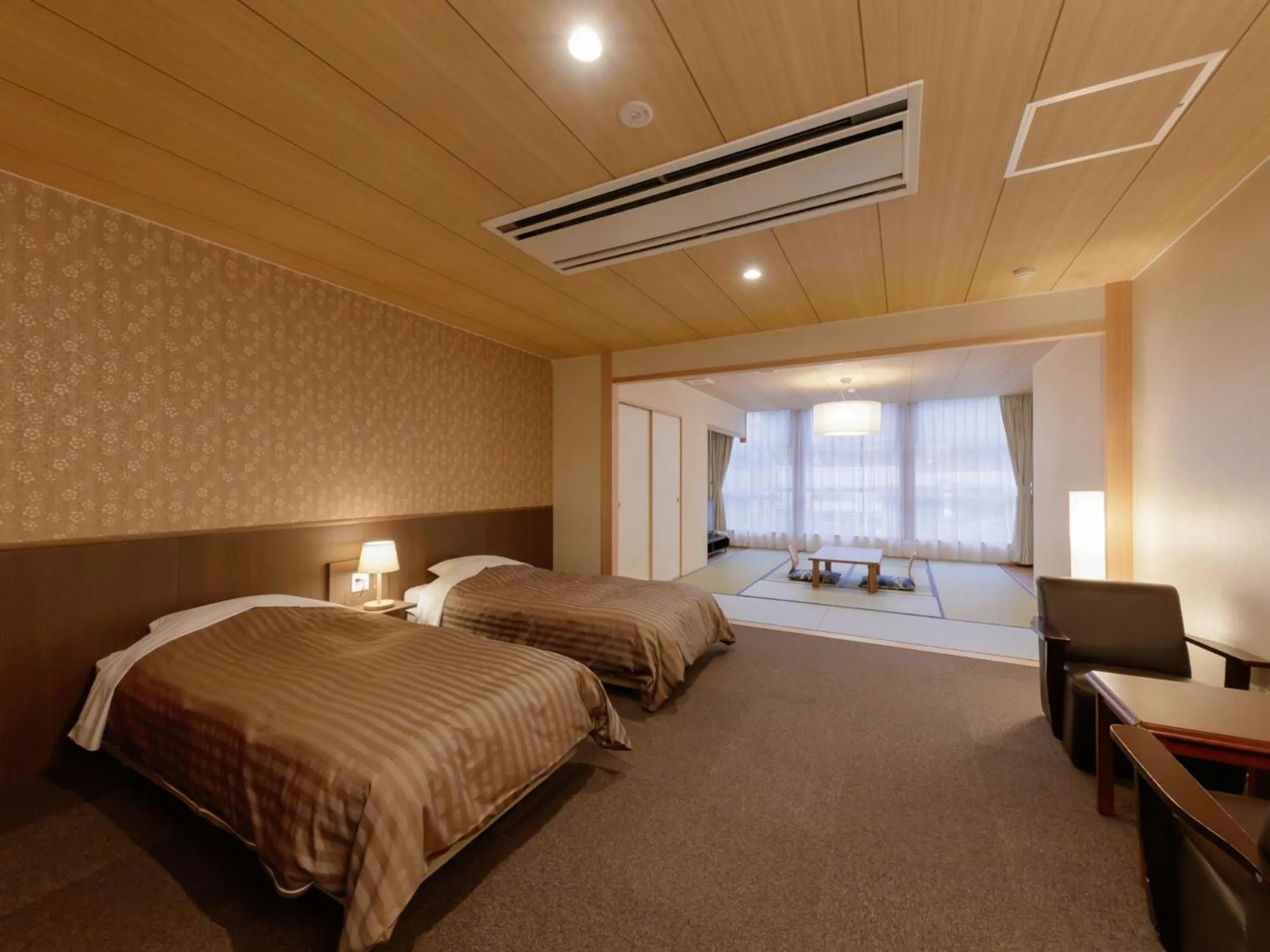 Superior Twin Room with Tatami Area and Toilet - Non-Smoking in Hotel New Momiji