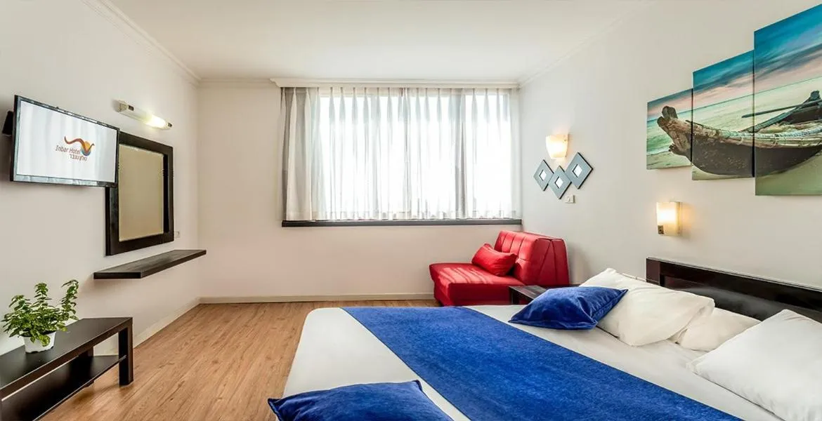 Twin Room with View - single occupancy in Inbar Hotel