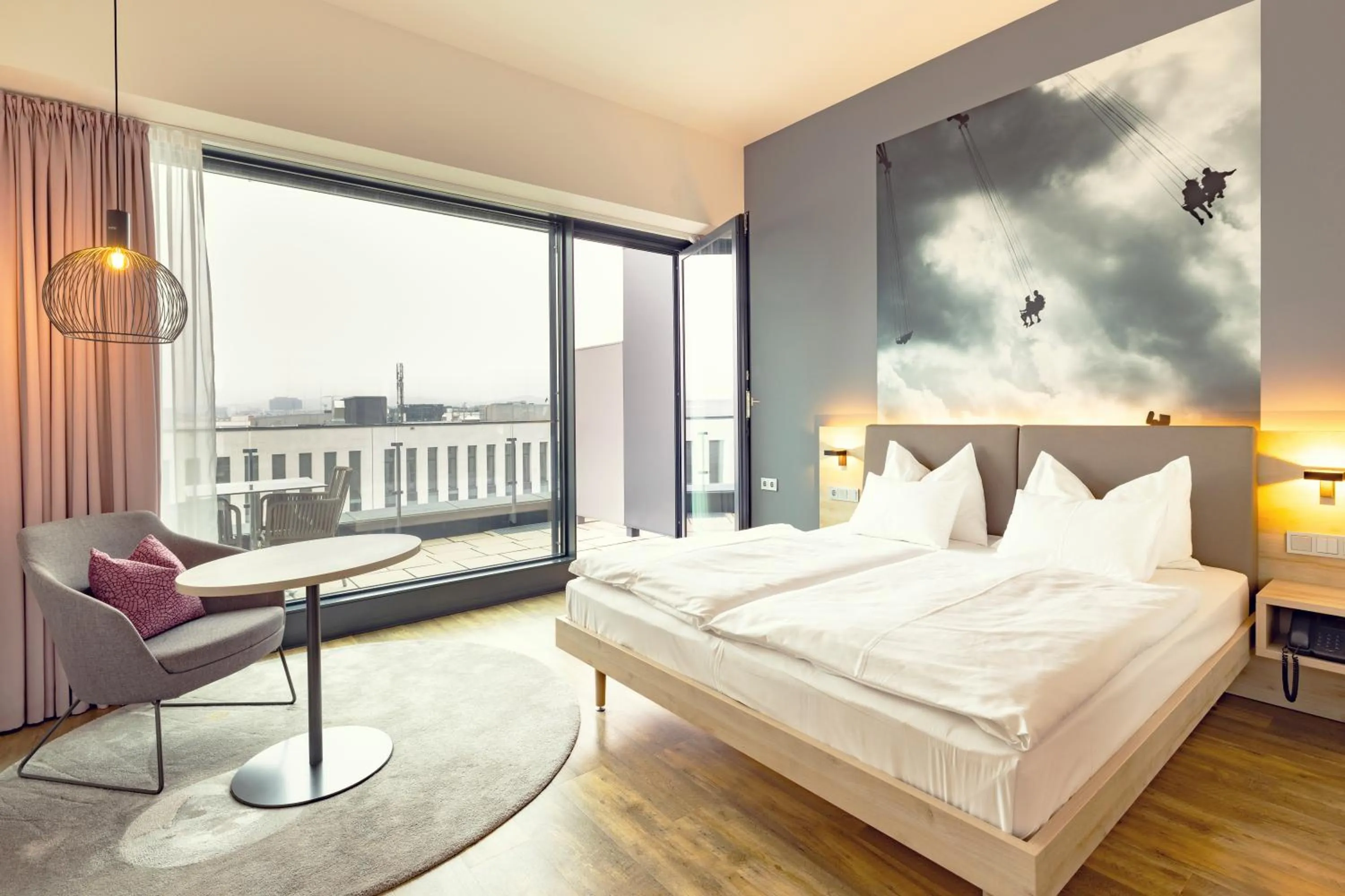 Style Panorama with Terrace in roomz hotel & conference center vienna prater