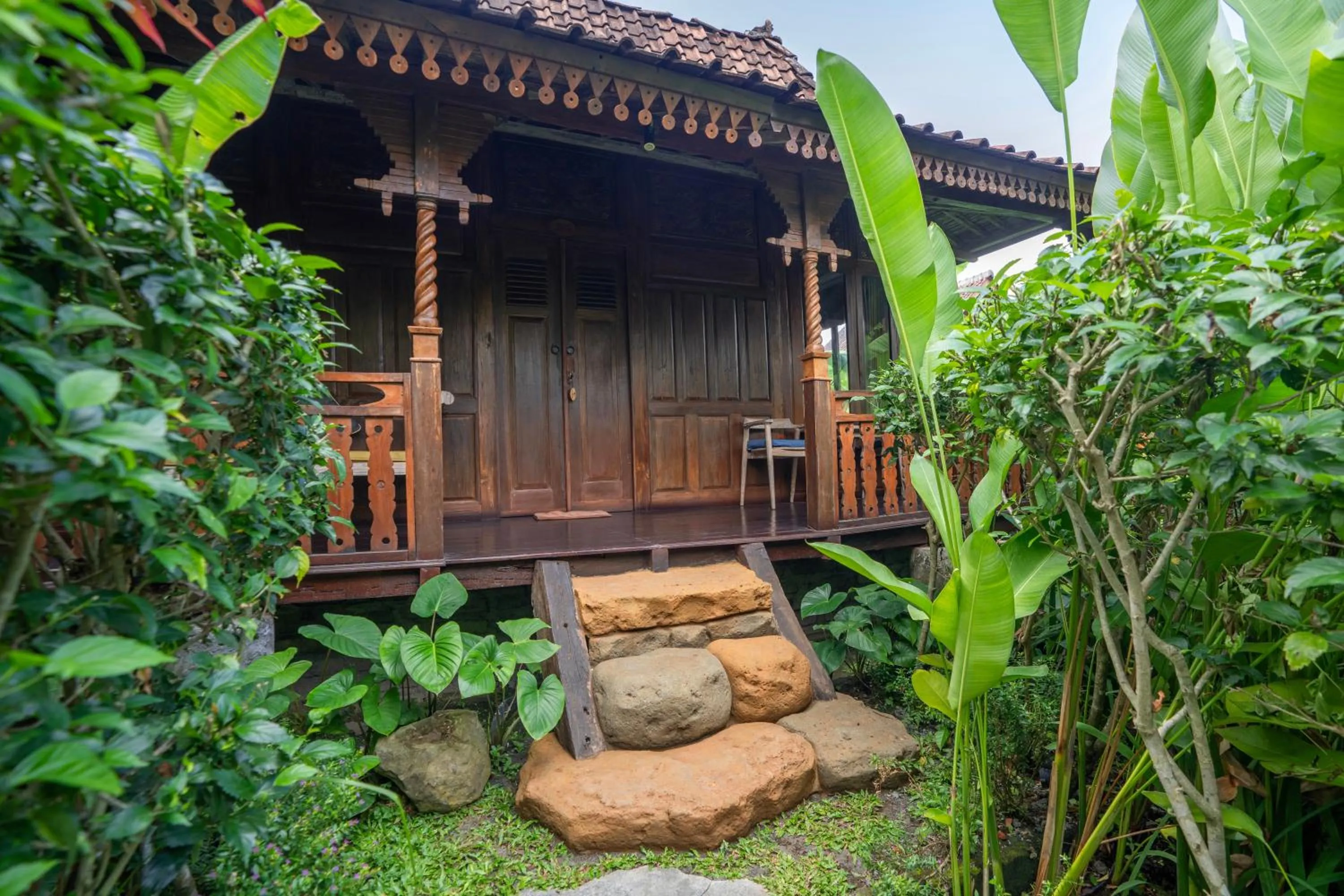 Wooden Joglo Villa in Ubud Art Resort