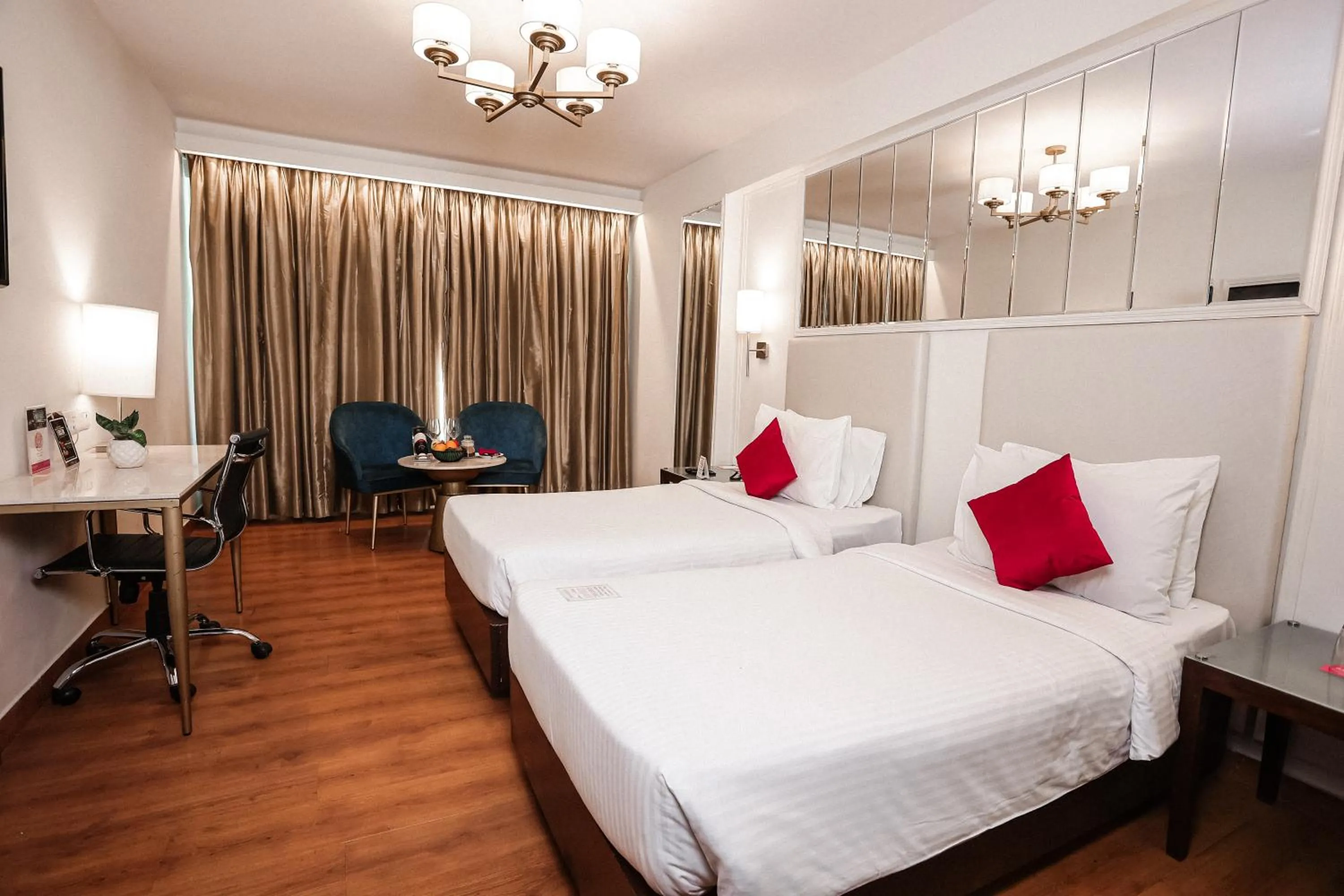 Deluxe Twin Room- Early check in and late checkout (subject to availability) in Ramada by Wyndham Jaipur North