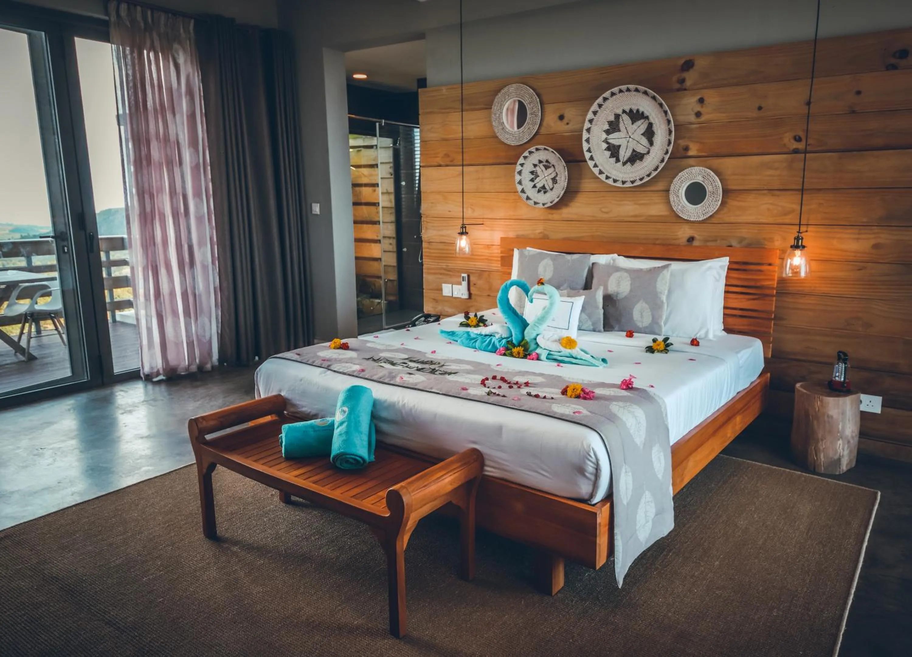  Chalet Deluxe with Sea View - single occupancy in Hotel Chalets Chamarel