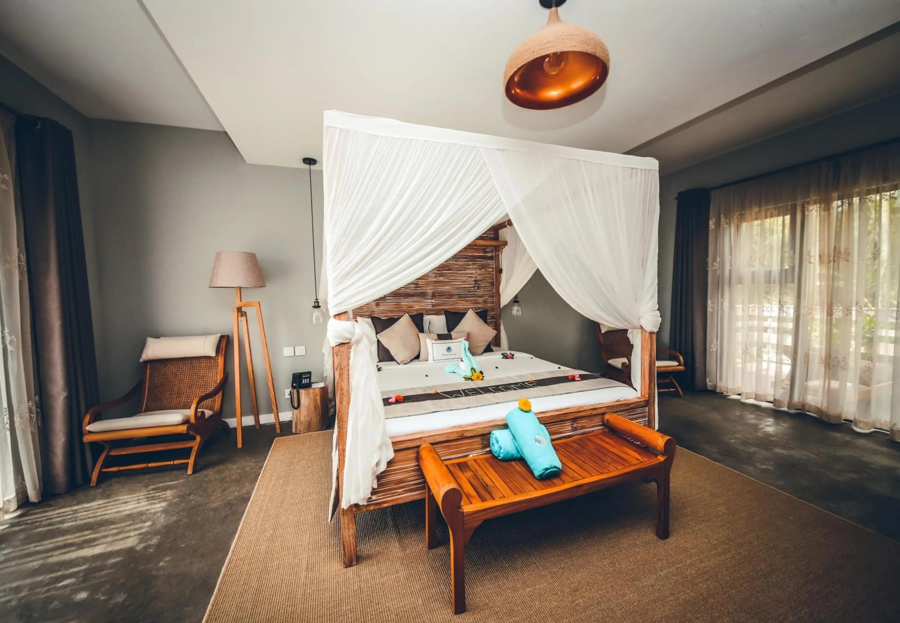  Junior Suite Chalets with Sea View - single occupancy in Hotel Chalets Chamarel