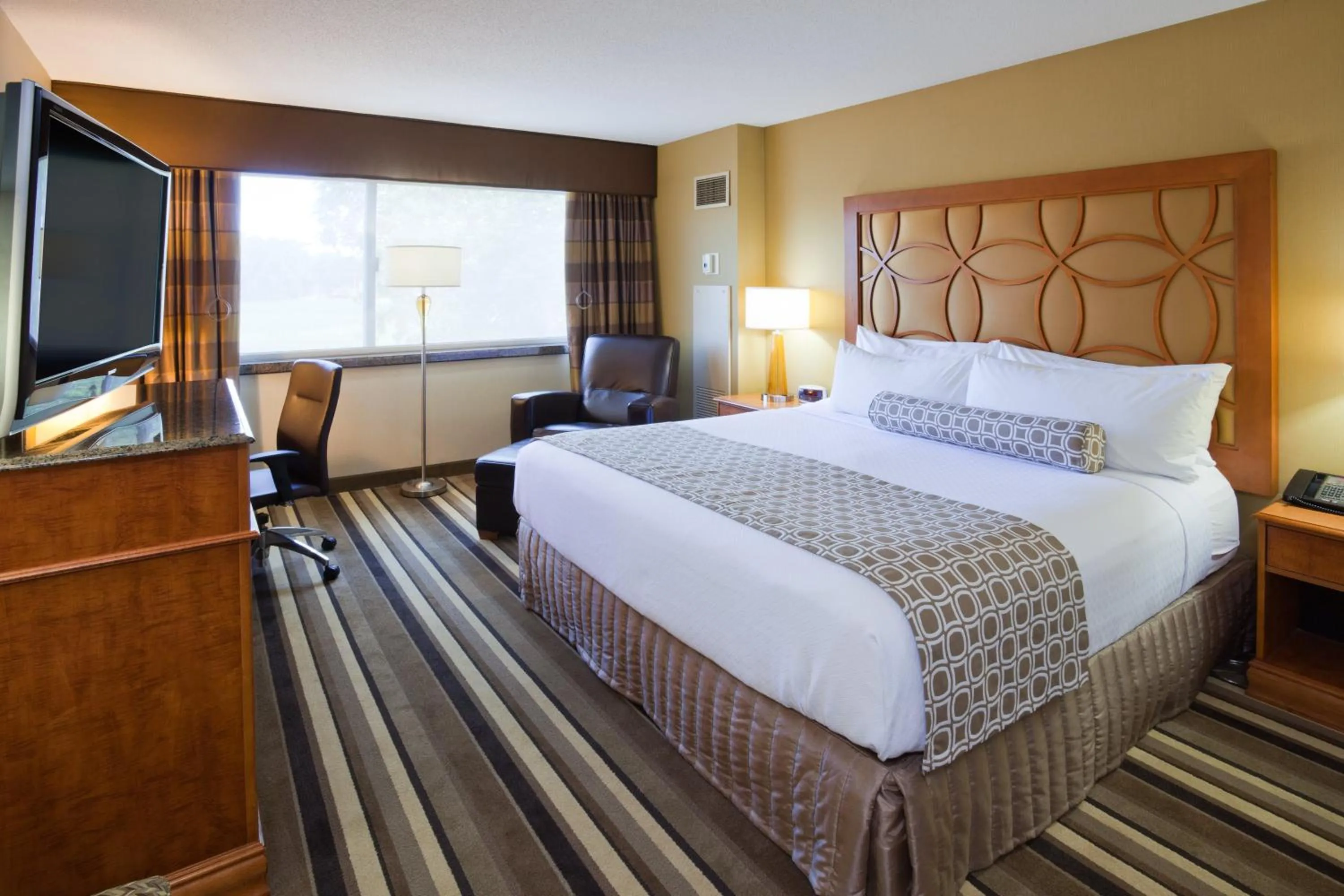 Standard King Room with Mobility Accessible Roll-In Shower in Crowne Plaza Minneapolis West by IHG