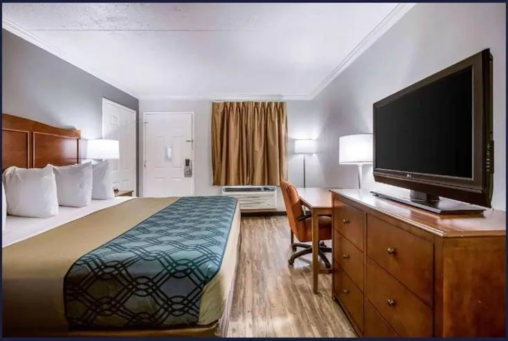 Efficiency Suite with One King Bed - Non-Smoking in Travelodge by Wyndham Canton-Livonia Area, MI