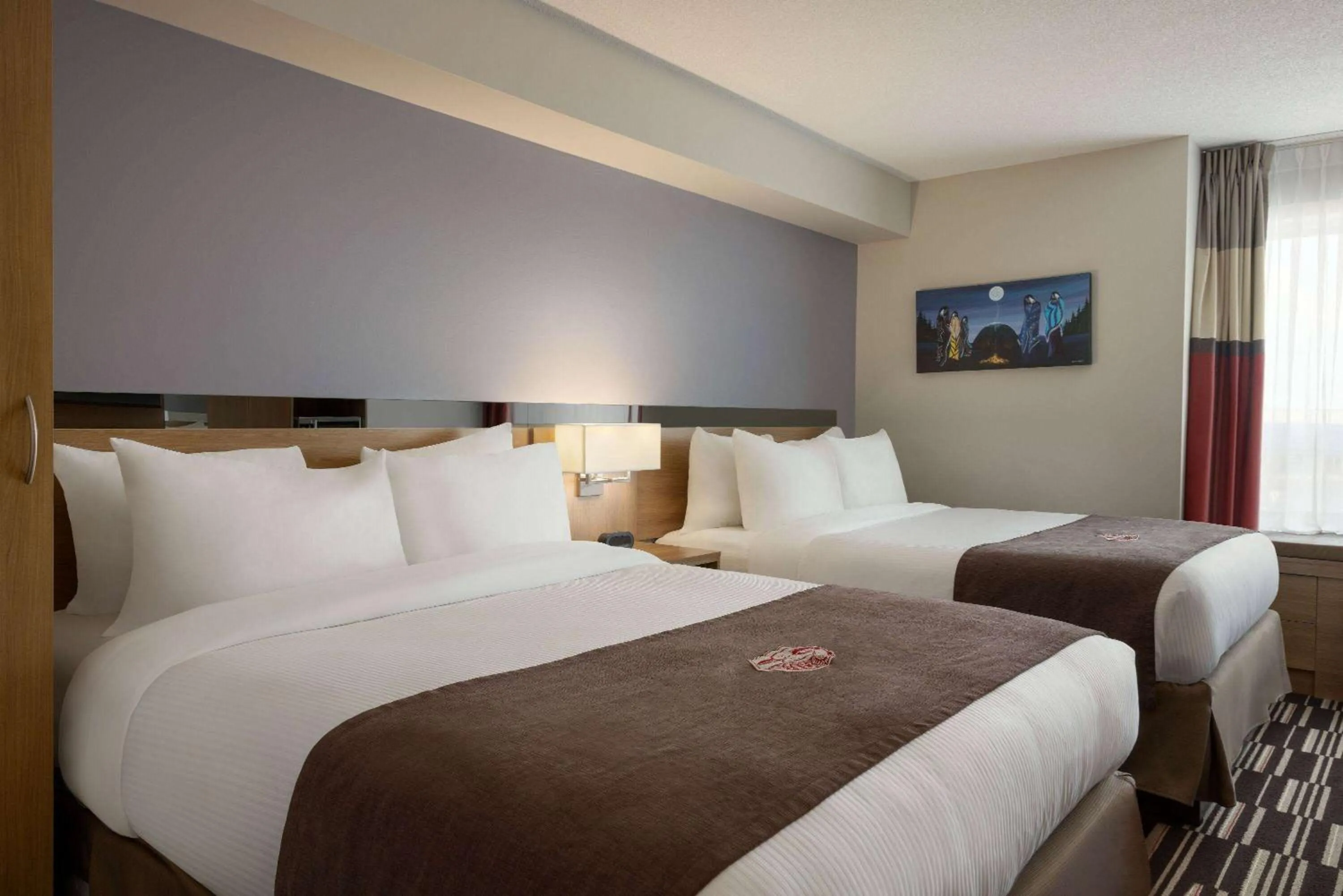 Queen Room with Two Queen Beds - Non-Smoking in Microtel Inn & Suites by Wyndham Val-d Or