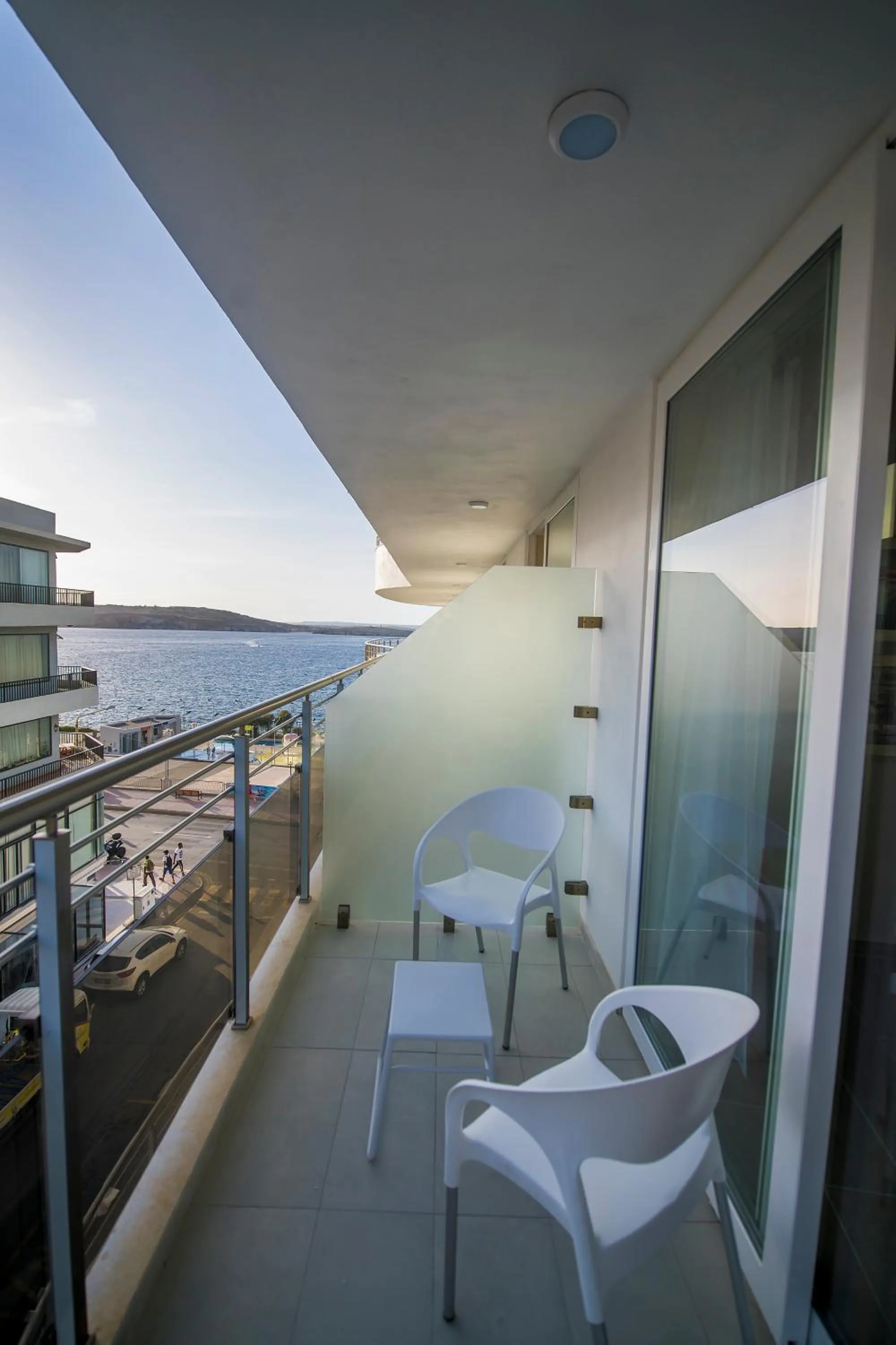 Superior Twin Room with Side Sea View in Seaview Hotel - Adults Only 16 Plus