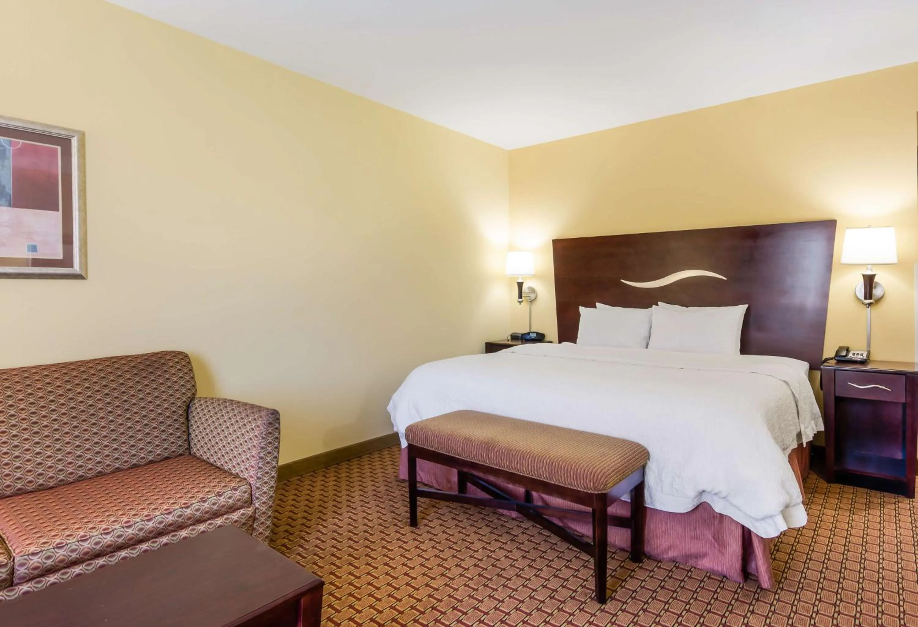 King Room with Sofa Bed and Study - Non-Smoking in Hampton Inn Galax