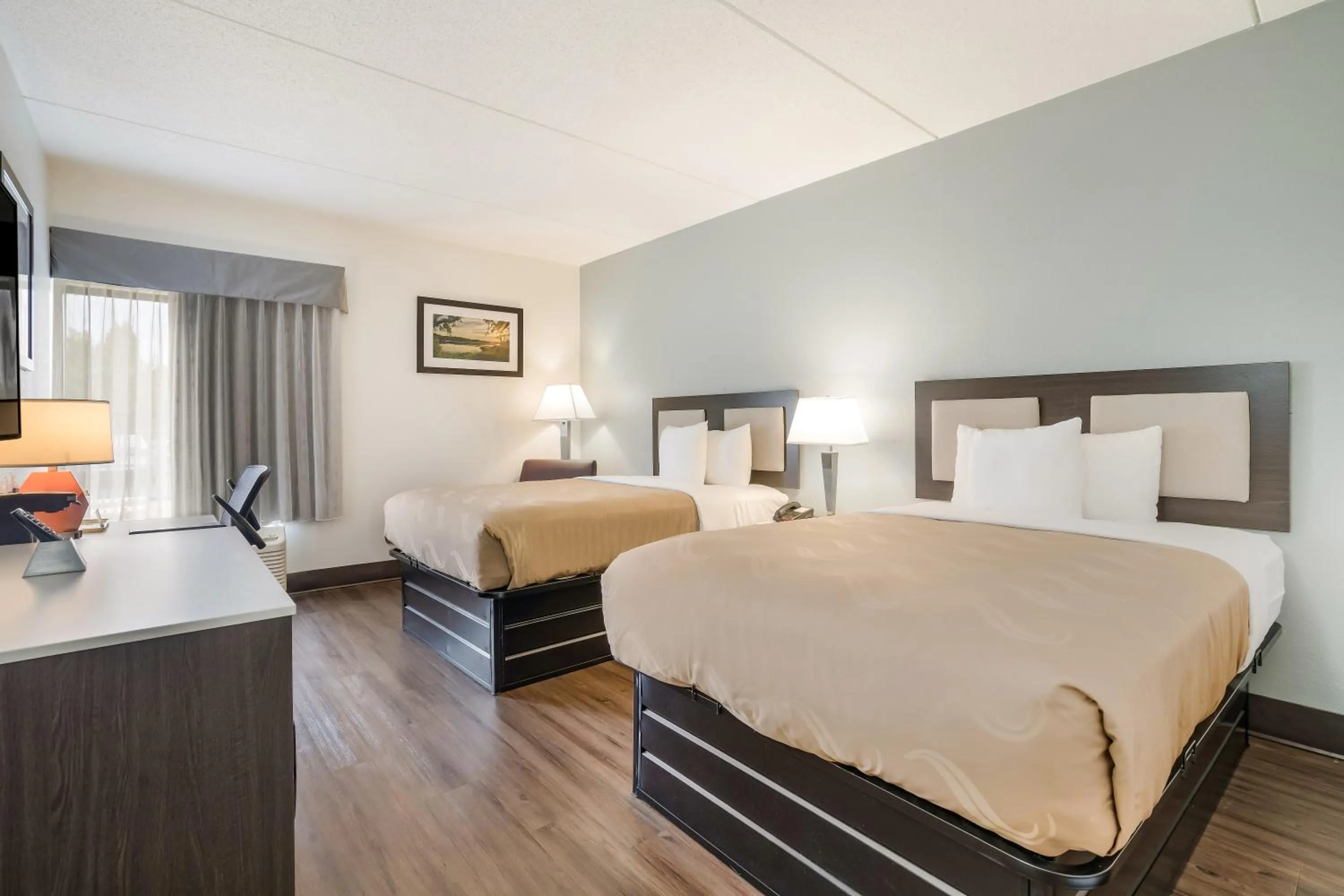 Double Room with Two Double Beds - Accessible/Non-Smoking in Quality Inn Jacksonville near Camp Lejeune