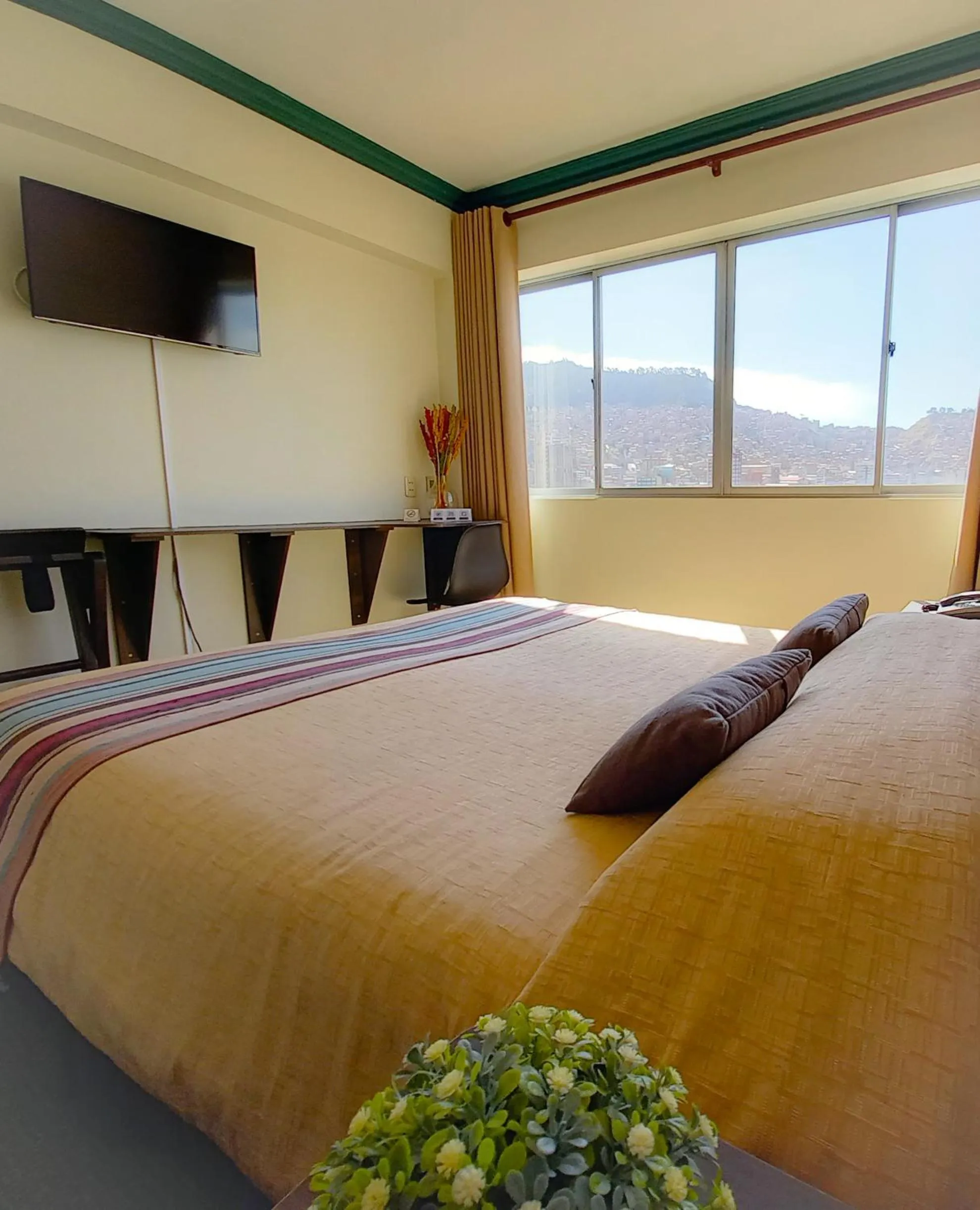 Deluxe Queen Room with City View in Hotel Sagarnaga