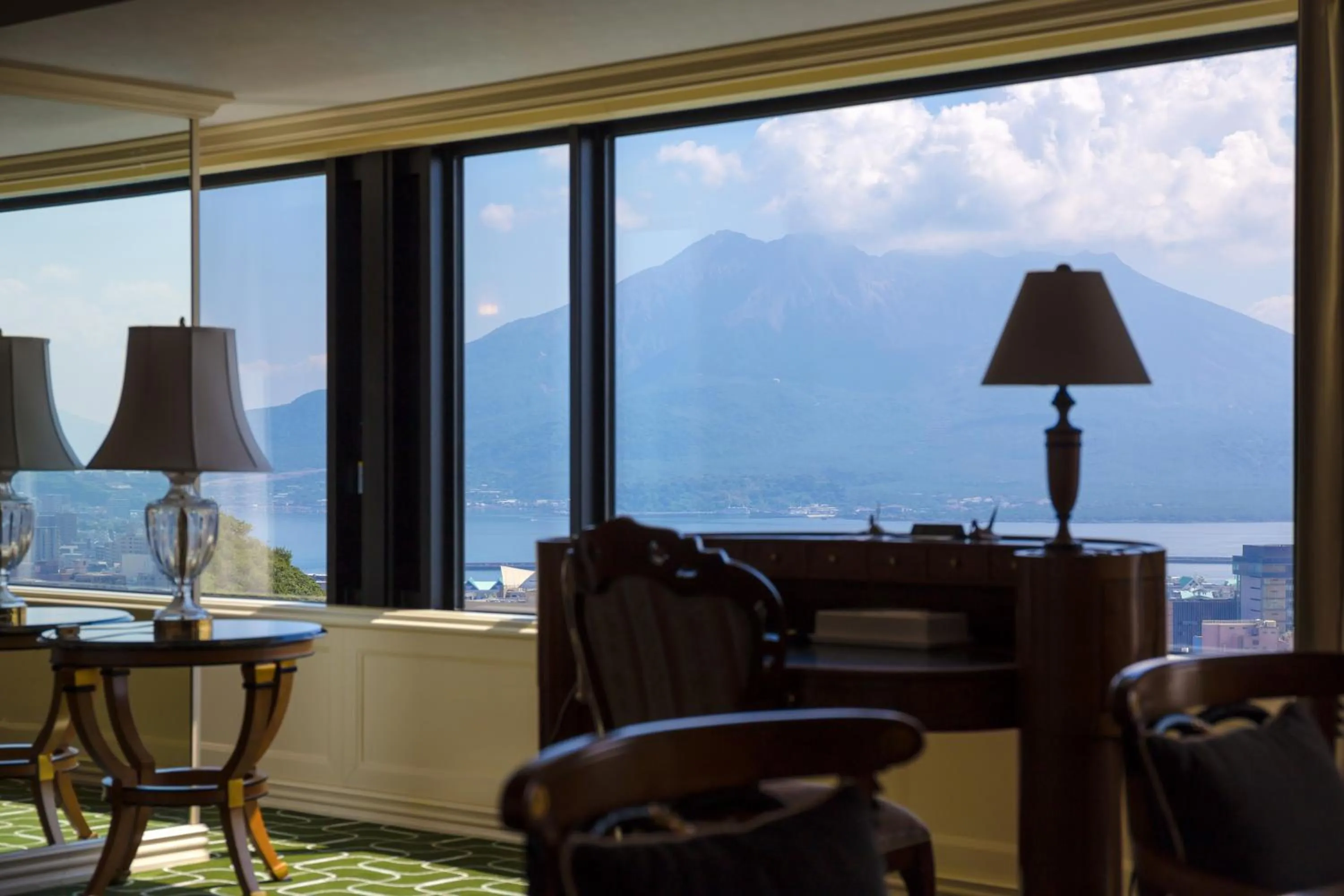 Royal Suite with Sakurajima View in SHIROYAMA HOTEL kagoshima