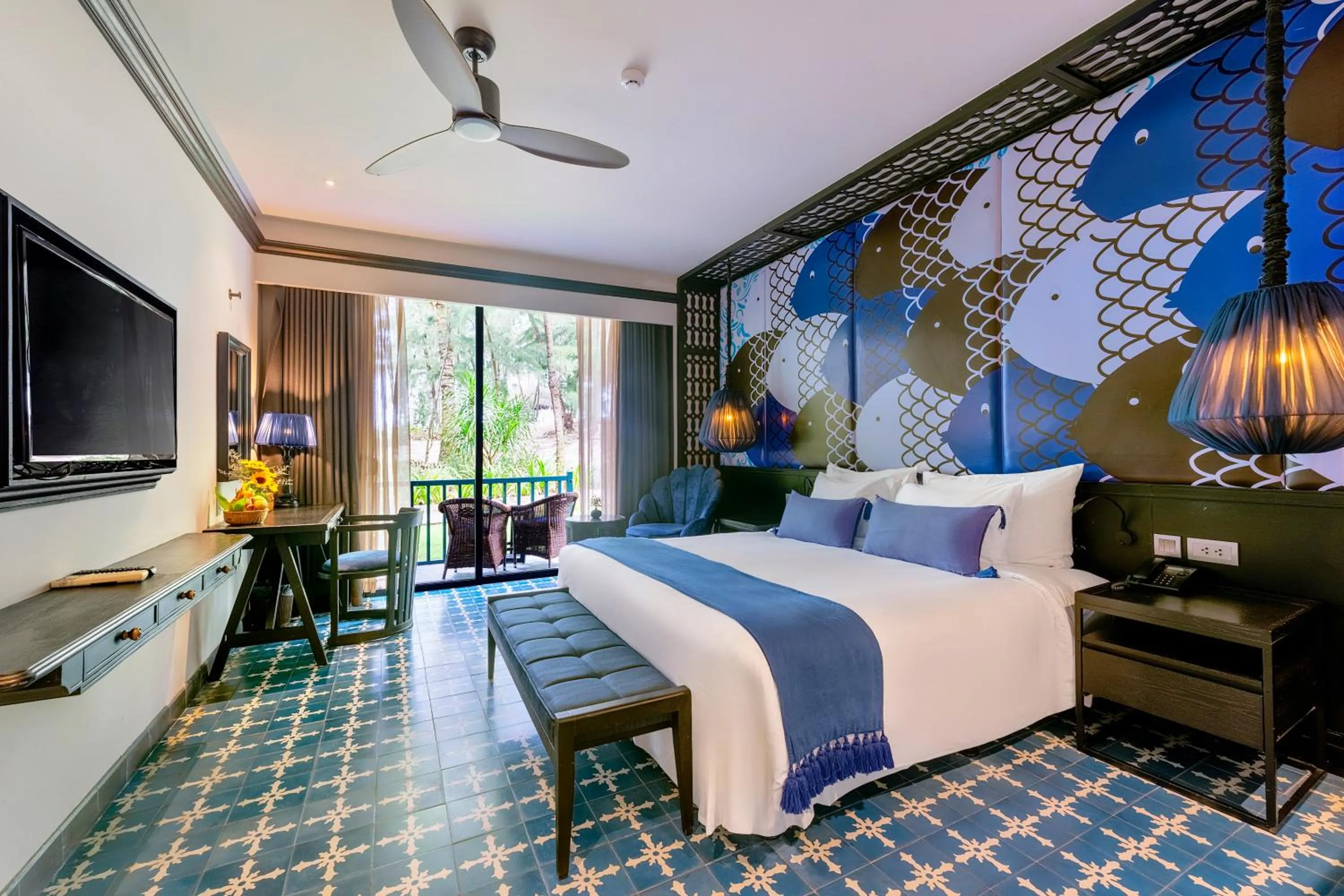 Deluxe Double or Twin Room with Garden View in Sol An Bang Beach Resort & Spa