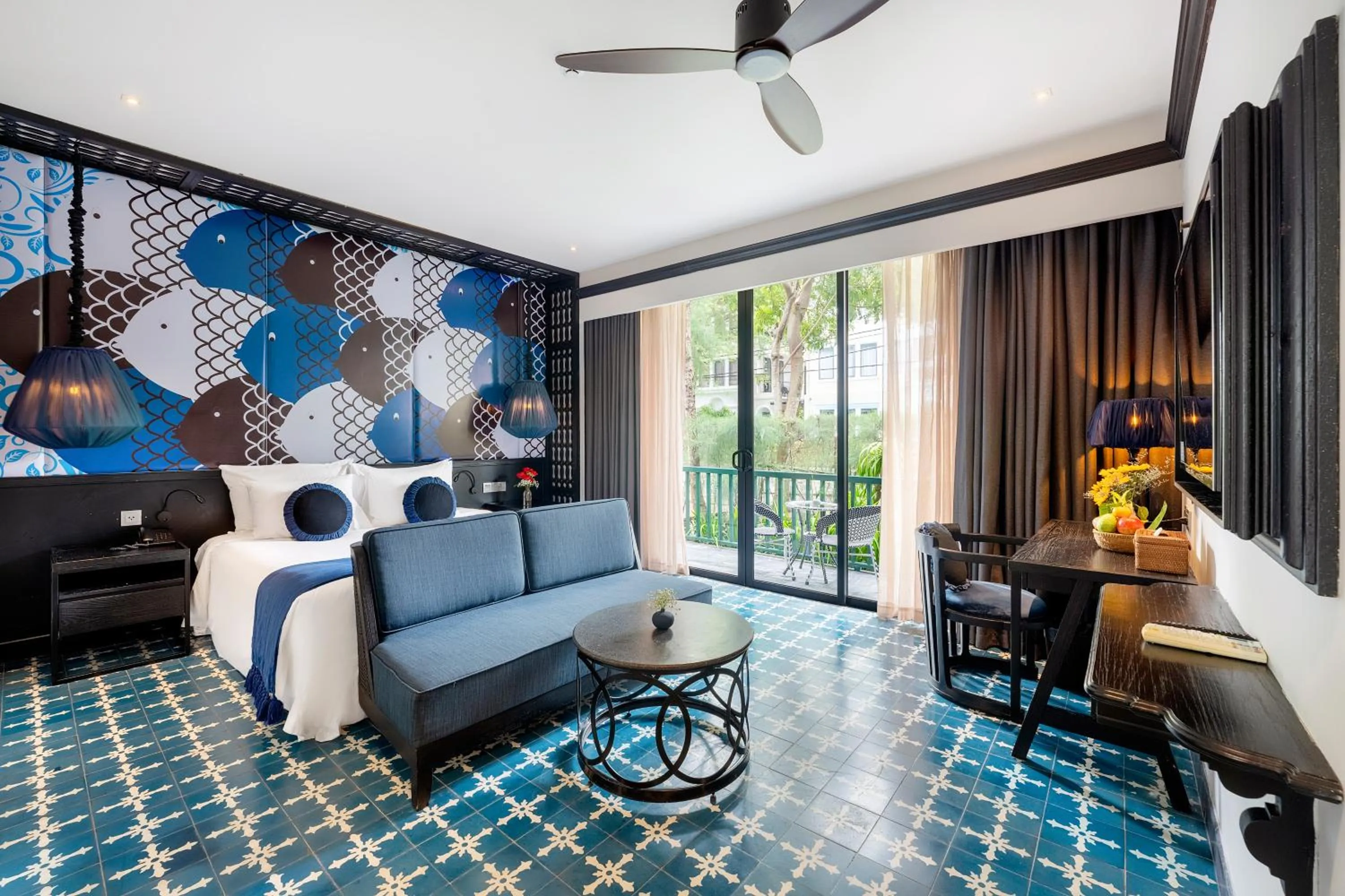 Deluxe Double or Twin Room with City View in Sol An Bang Beach Resort & Spa