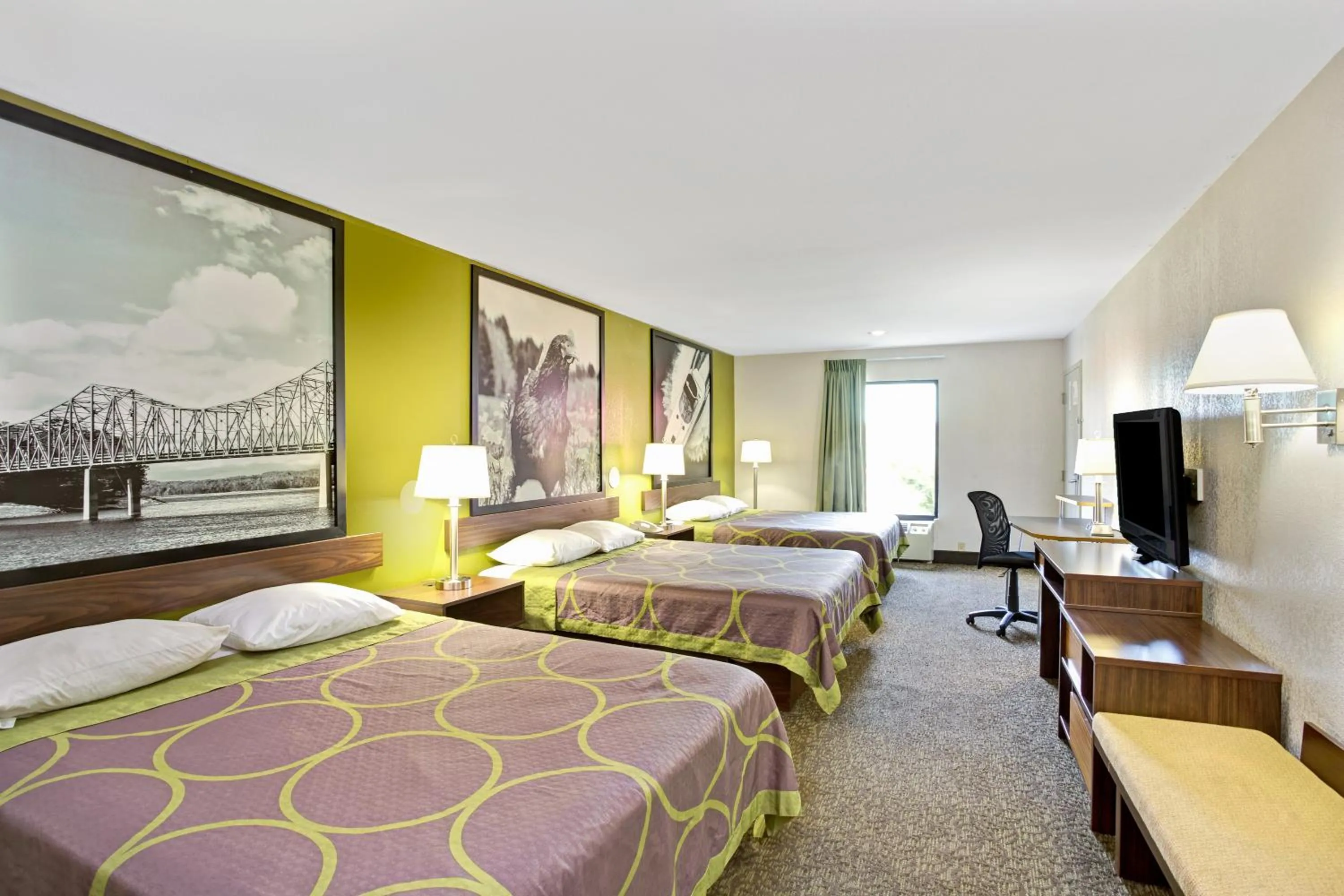 Queen Room with Two Queen Beds - Non-Smoking in Super 8 by Wyndham Gainesville