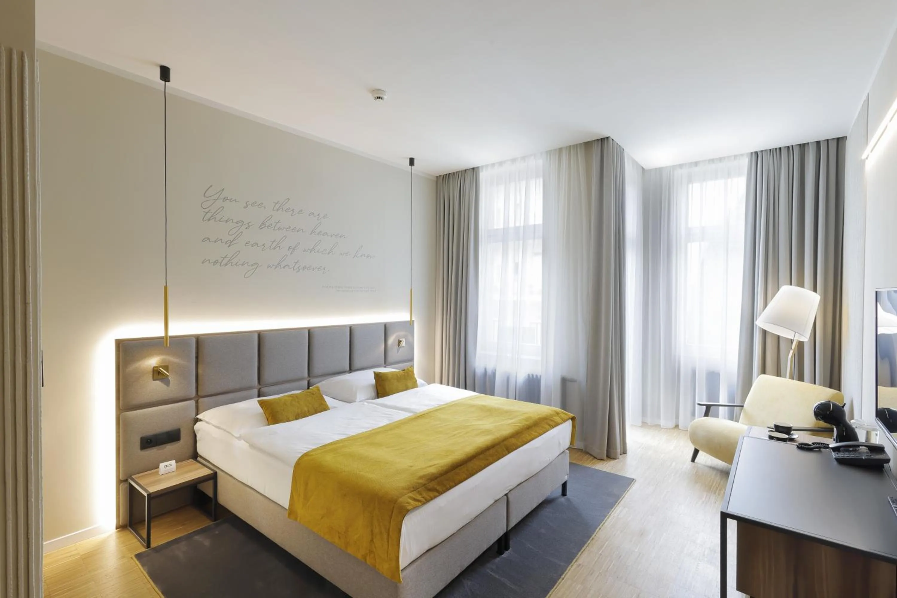 Superior Double or Twin Room with Balcony in Hotel Prokop Square