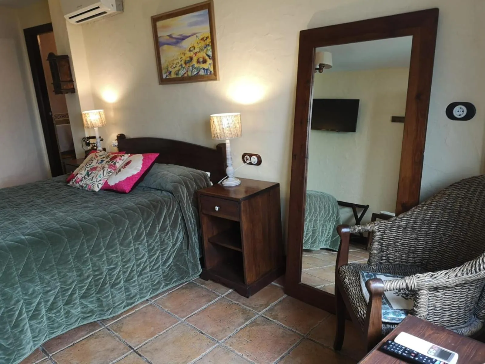 Double Room with Patio in Hotel Triskel