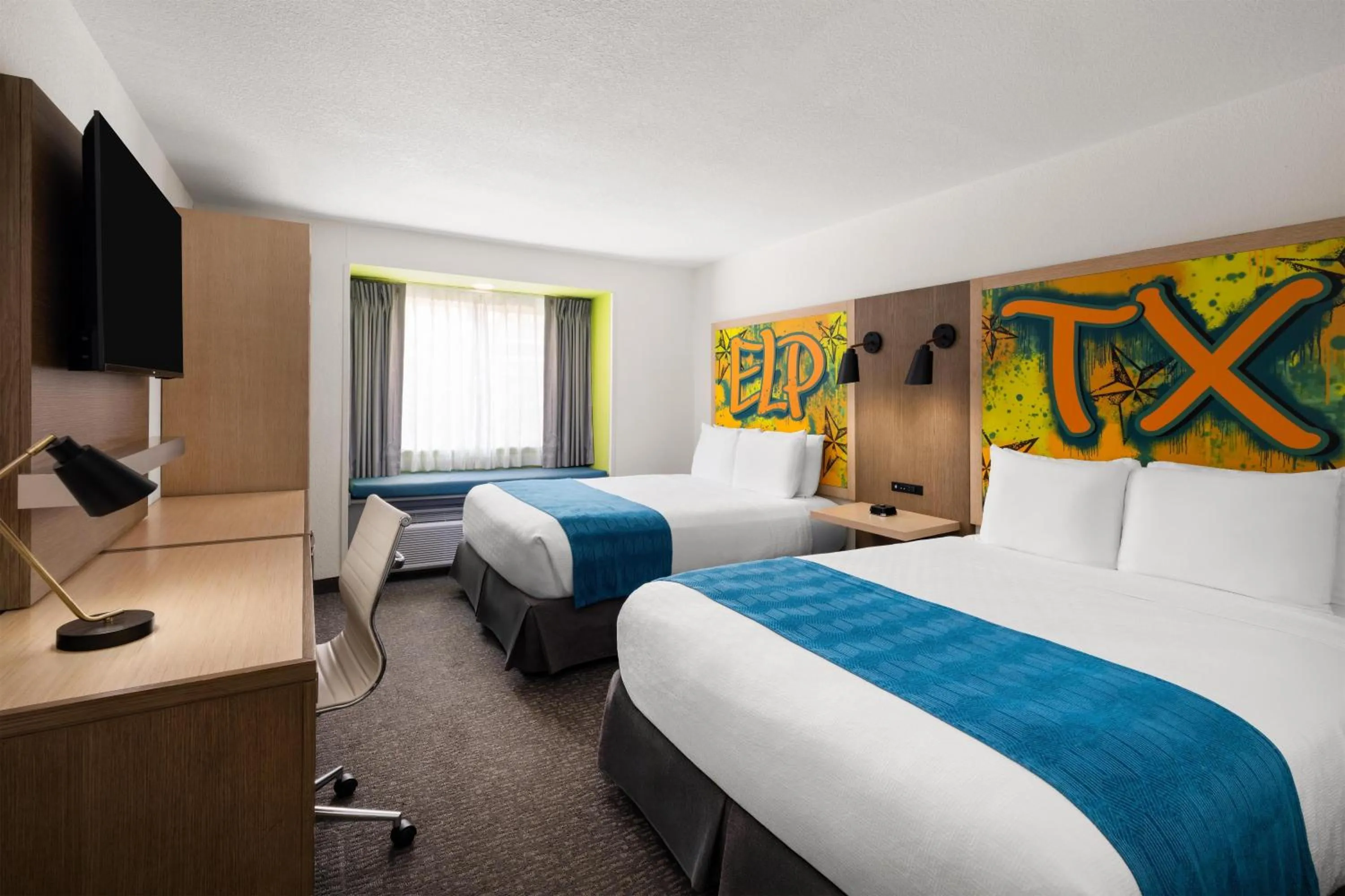 Queen Room with Two Queen Beds - Disability Access in Best Western El Paso Airport Entrada Hotel