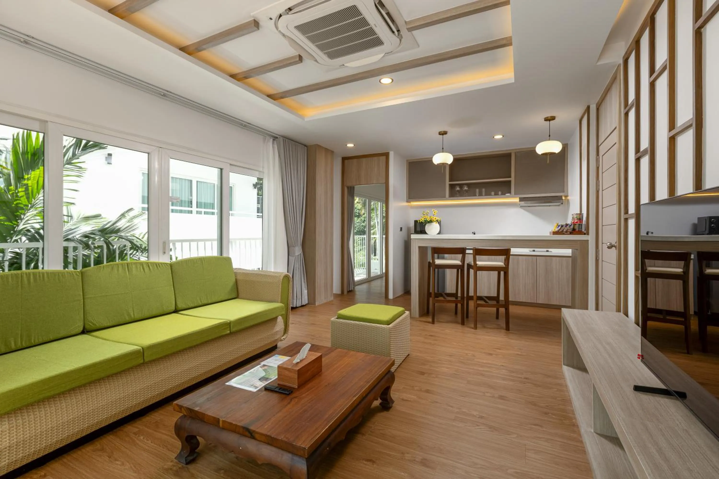 New Two Bedroom Grand Family Suite (Connecting Room) with one time Free Mini-bar in Phunawa Resort Phuket Karon Beach - SHA Plus