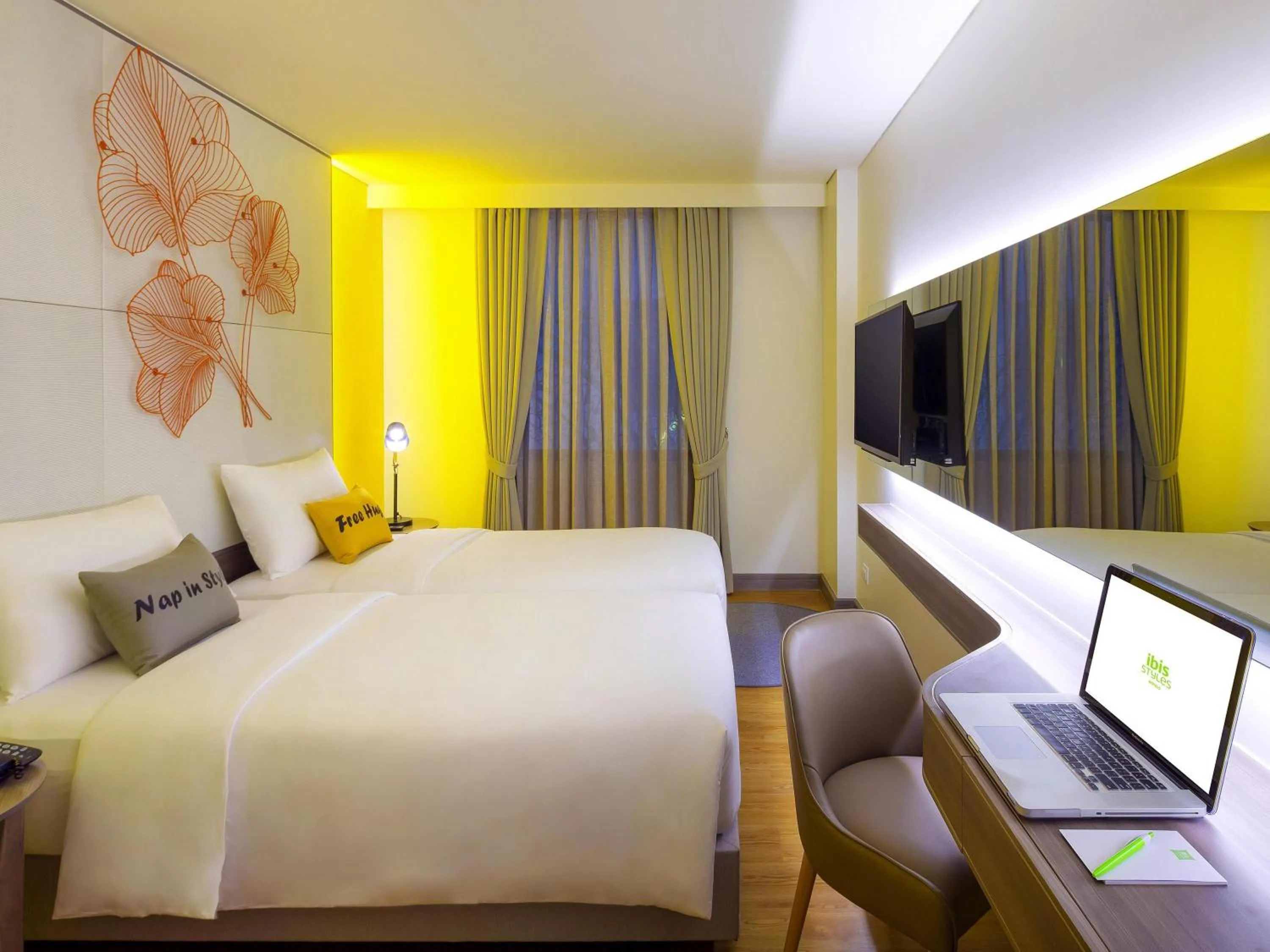 Standard Twin Room in ibis Styles Siem Reap