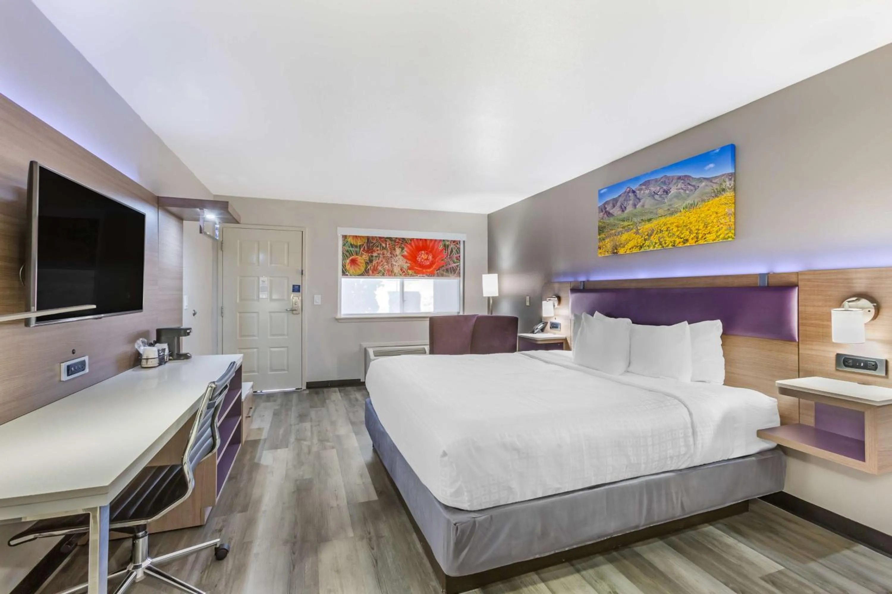 King Room with Roll-In Shower - Disability Access in Best Western Sunland Park Inn