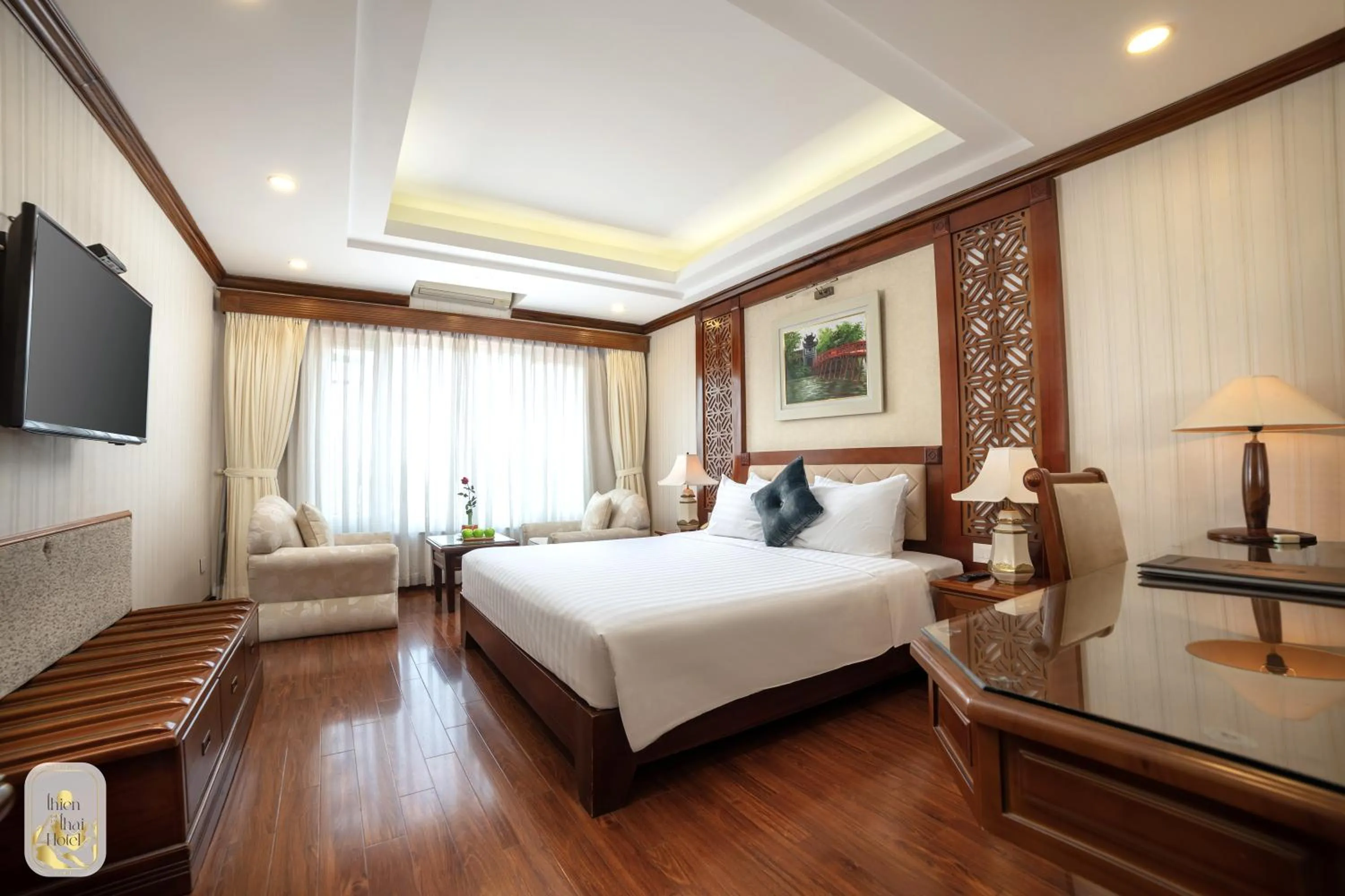 Deluxe Double or Twin With Balcony + Free Afternoon Tea in Thien Thai Hotel & Spa