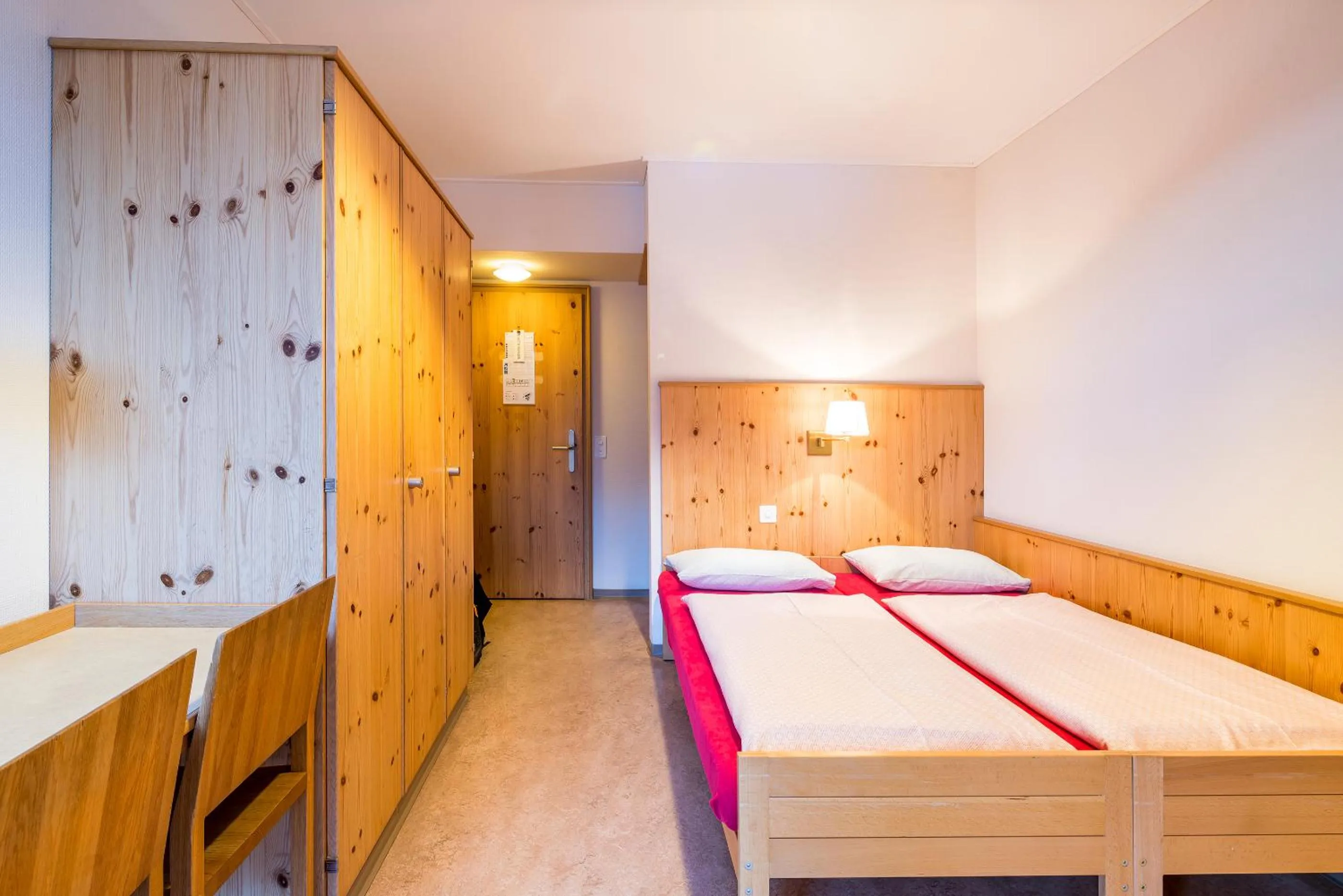 Double Room with Balcony in Davos Youth Hostel
