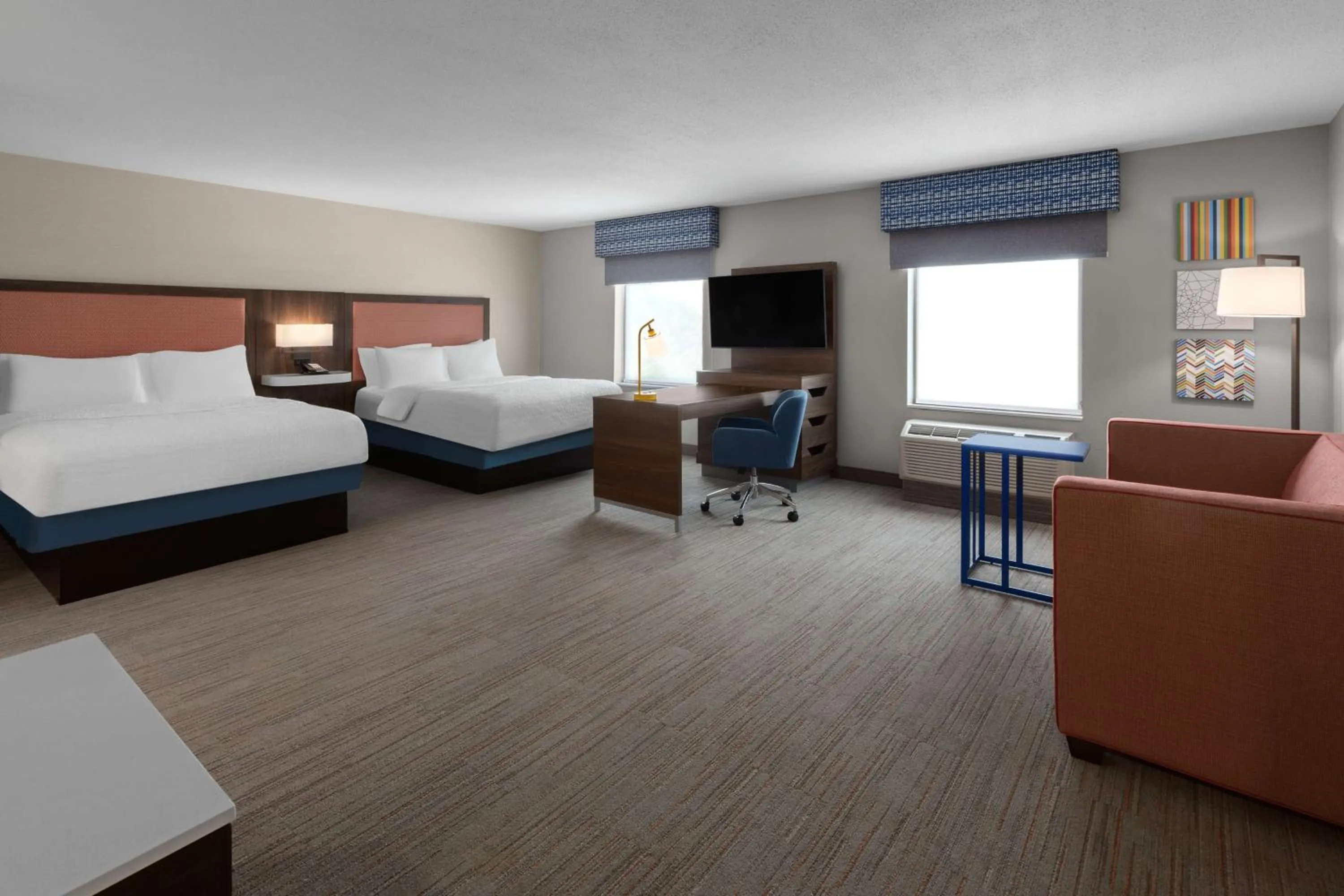Queen Studio Suite with Two Queen Beds - Non-Smoking in Hampton Inn & Suites Saginaw