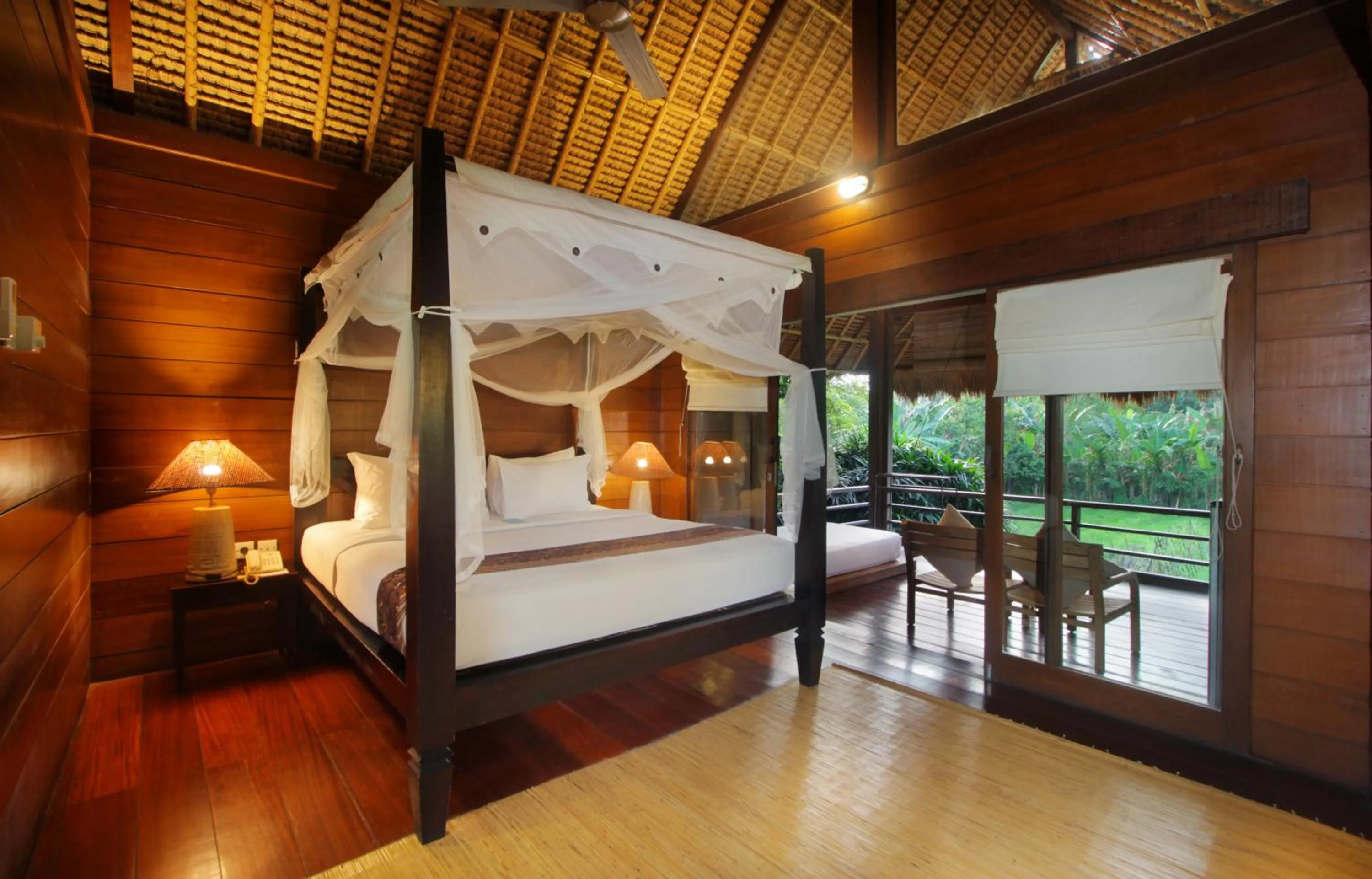 Deluxe Double Wooden Room  in Tegal Sari Accommodation Ubud