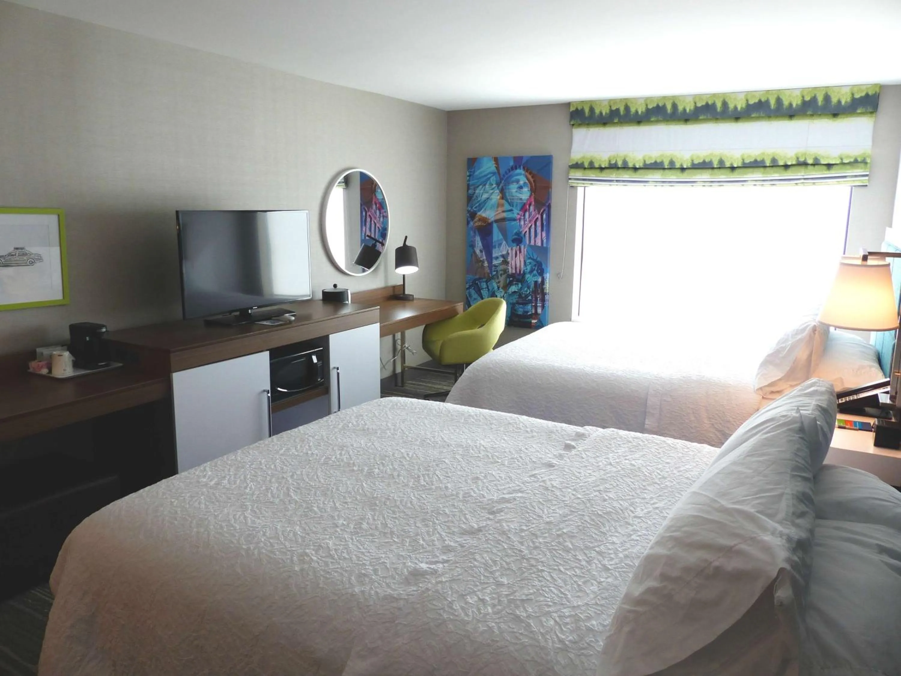 Queen Room with Two Queen Beds - Non-Smoking in Hampton Inn By Hilton Paramus