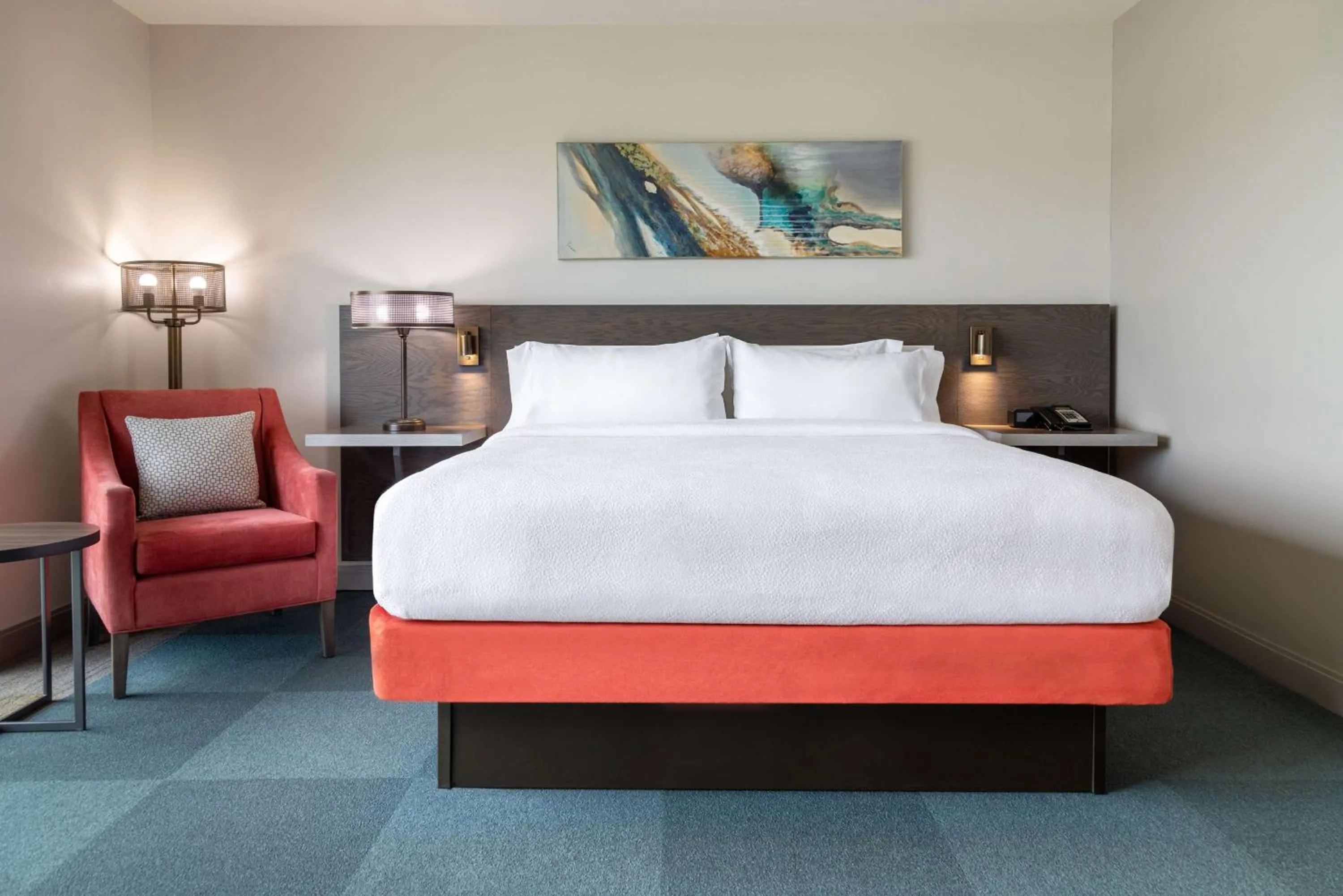 Deluxe King Room with Balcony in Hilton Garden Inn Fredericton