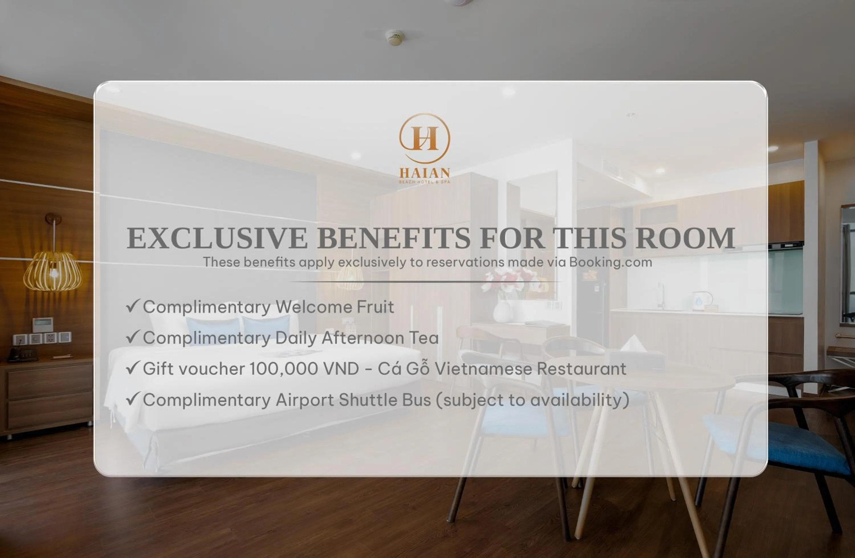 Apartment with Sea View - single occupancy - Afternoon Tea Included  in HAIAN Beach Hotel & Spa