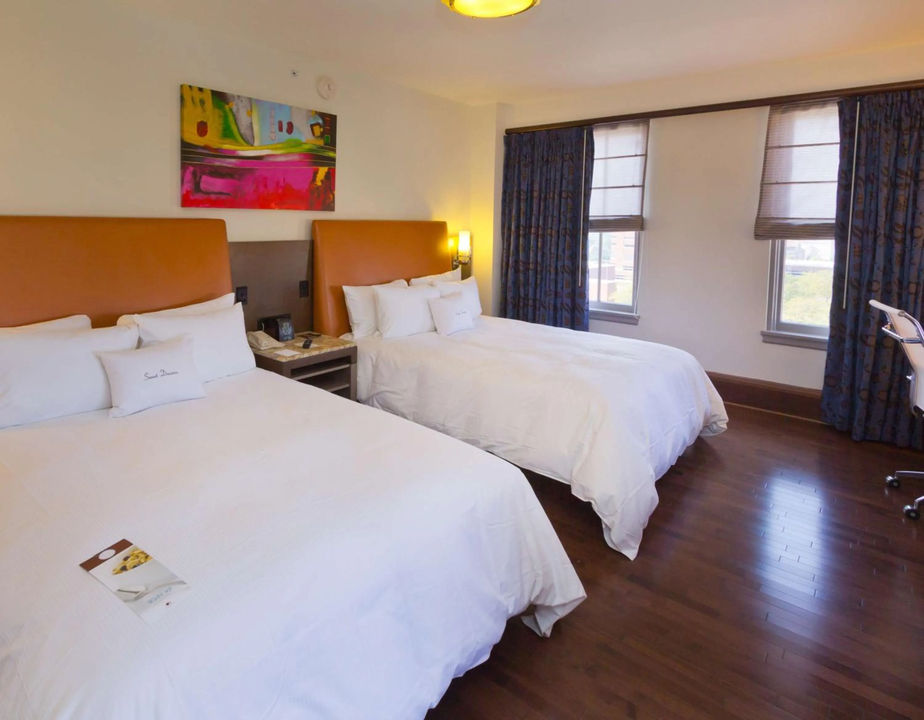 Queen Room with Two Queen Beds in The Tudor Arms Hotel Cleveland - a DoubleTree by Hilton