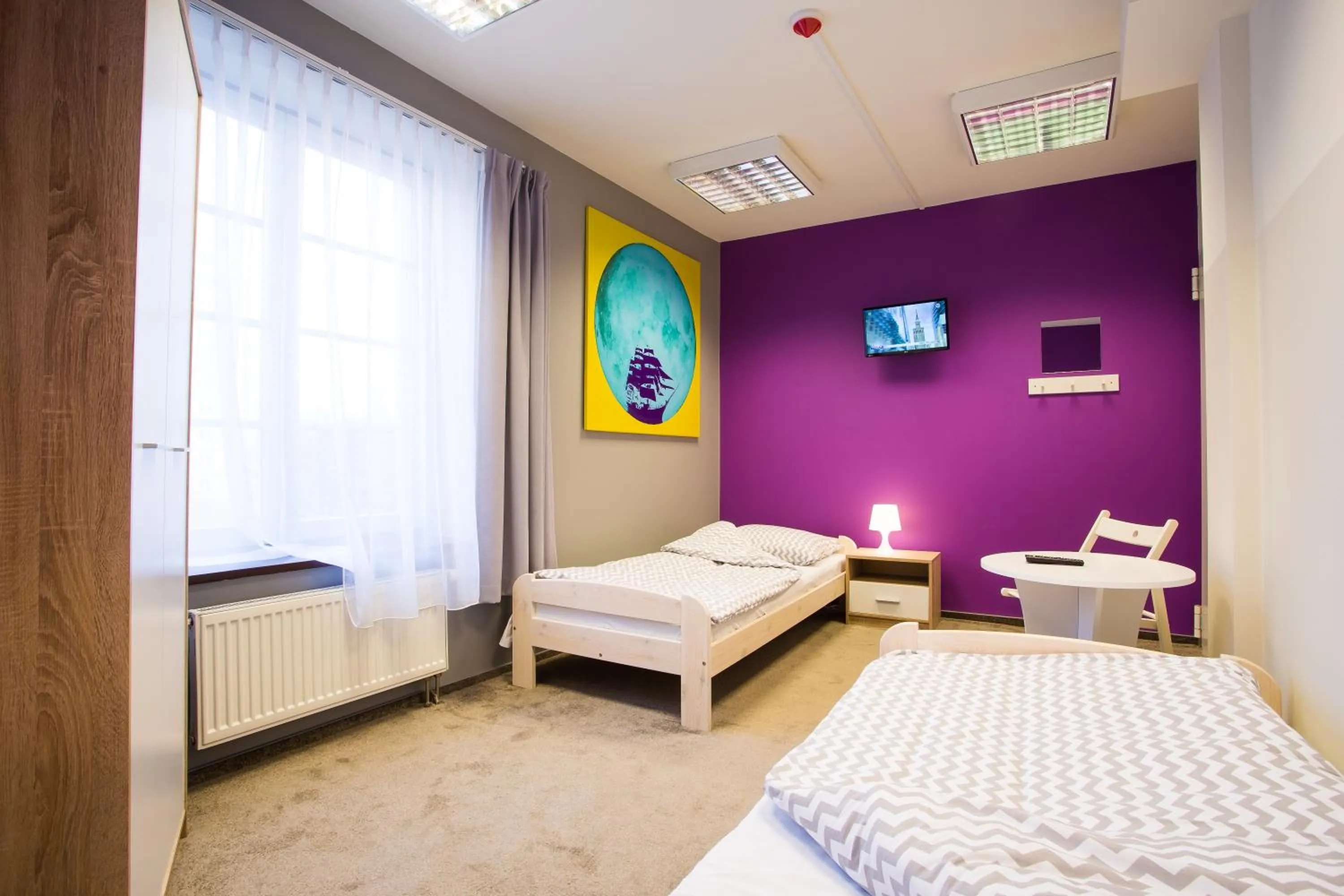 Twin Room in Moon Hostel Poznań