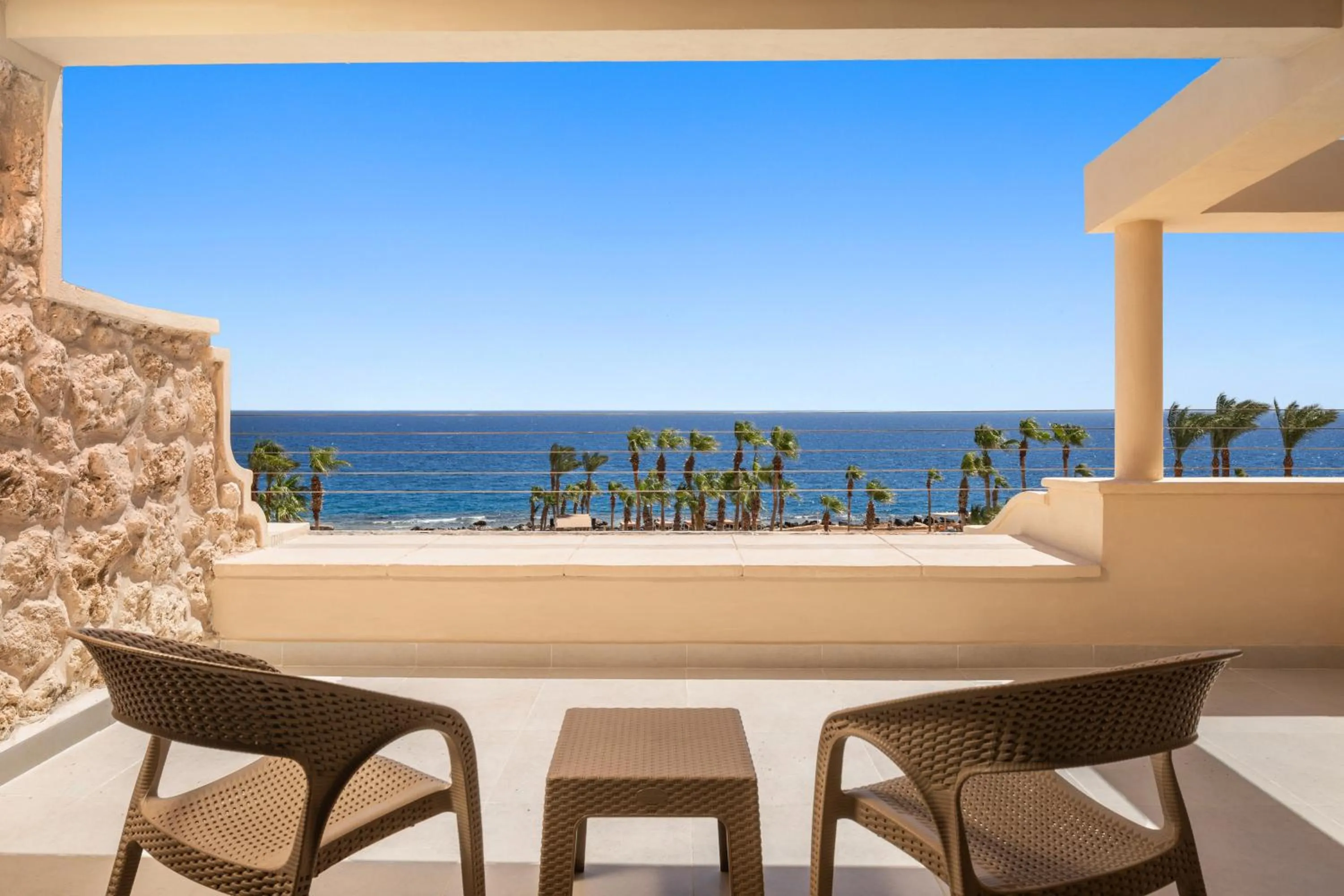 Deluxe Triple Room with Sea View in Pickalbatros Citadel Resort Sahl Hasheesh