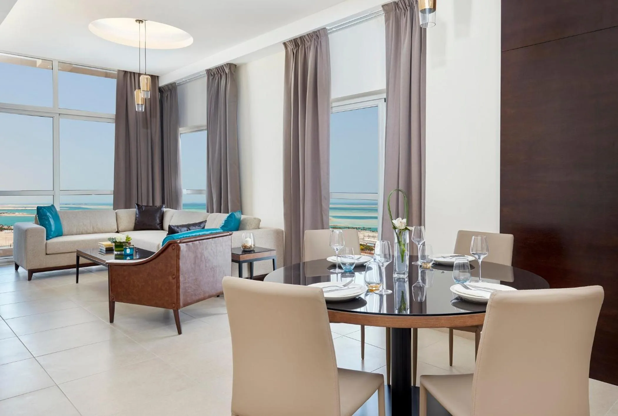One-Bedroom King Suite with Sea View - Low Floor in Staybridge Suites - Doha Lusail by IHG