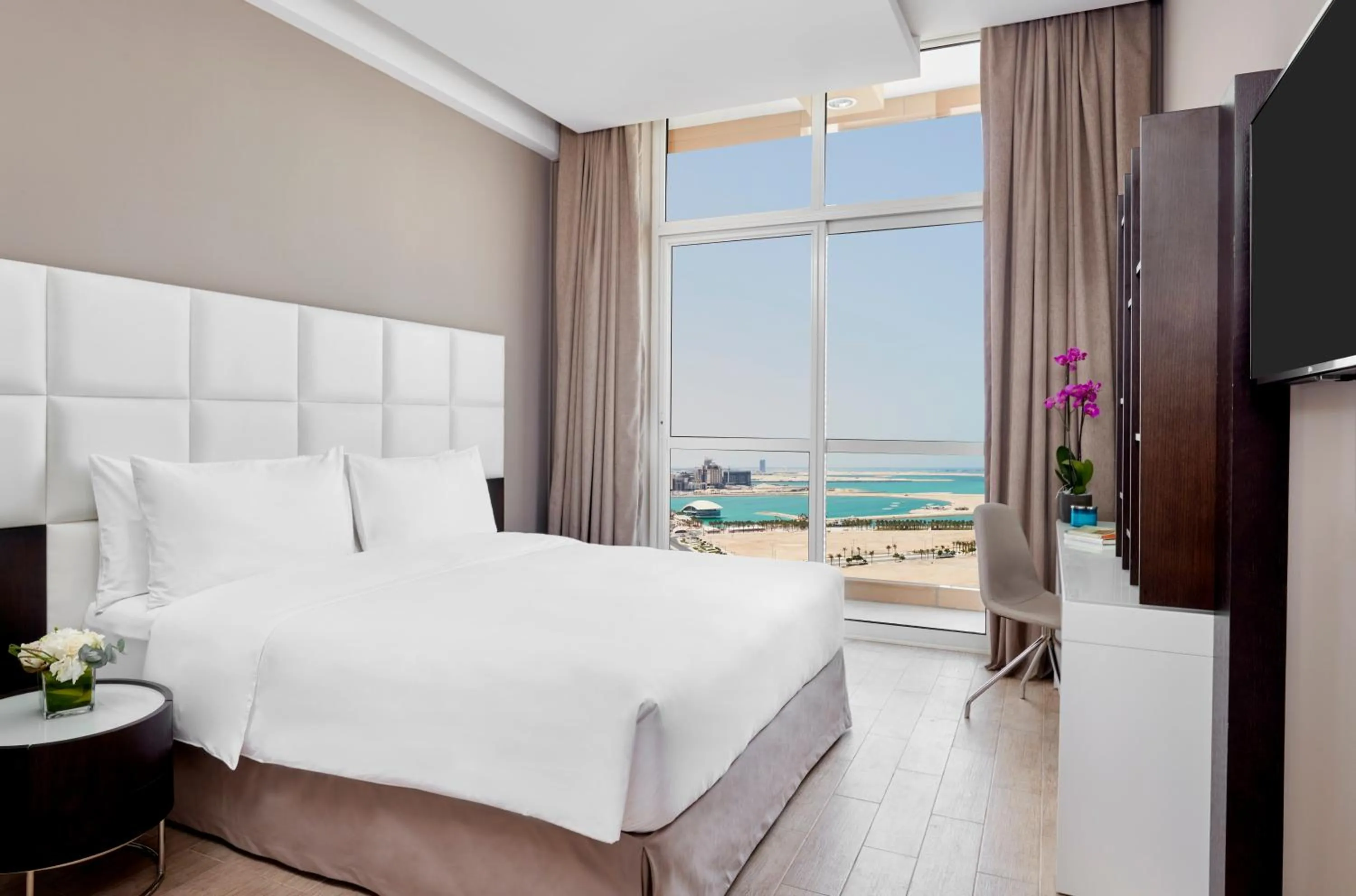 One-Bedroom King Suite with Balcony and Sea View in Staybridge Suites - Doha Lusail by IHG